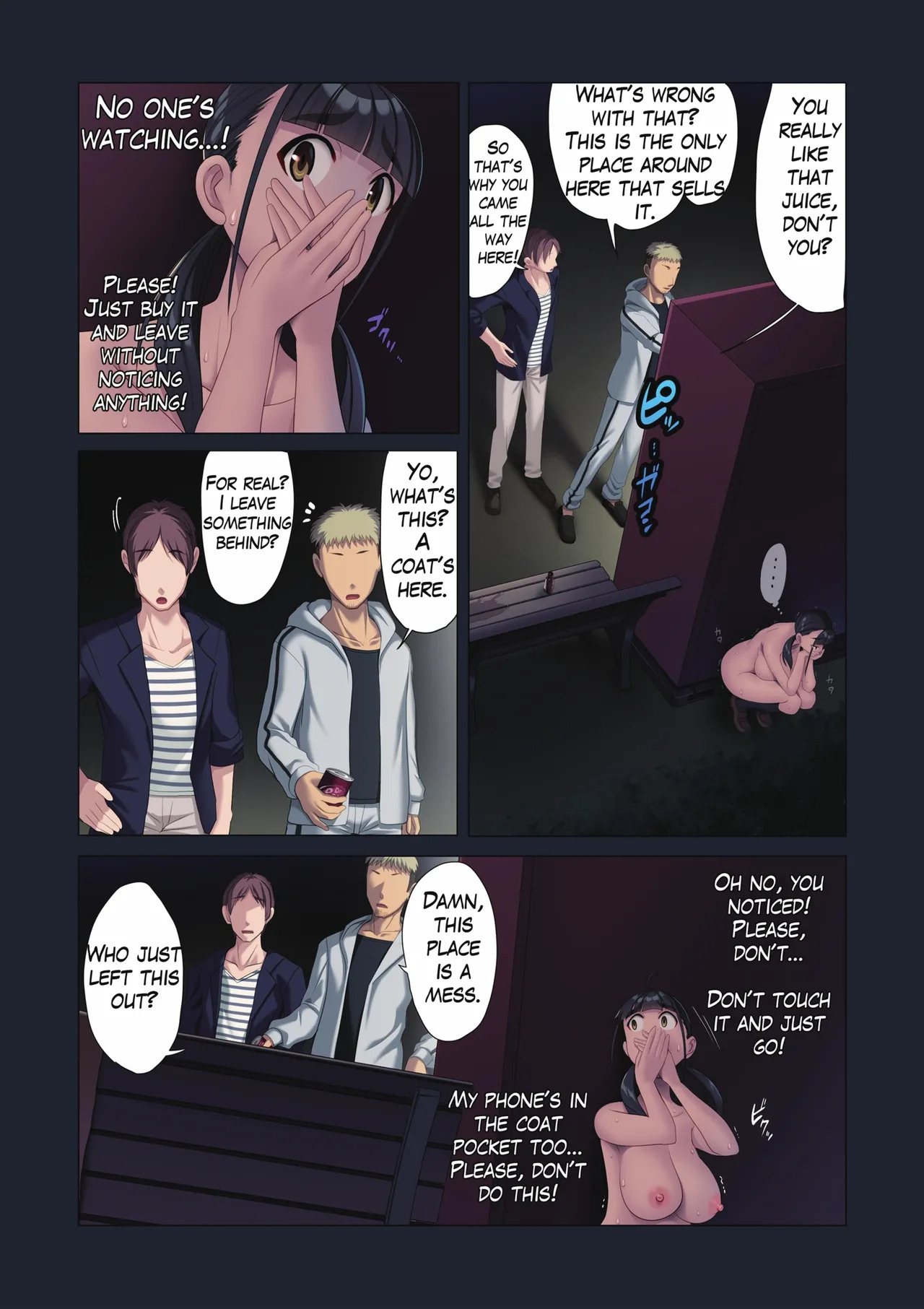 [U Donko] Exhibitionism in the park at night - Night One Part 2 - Page 9