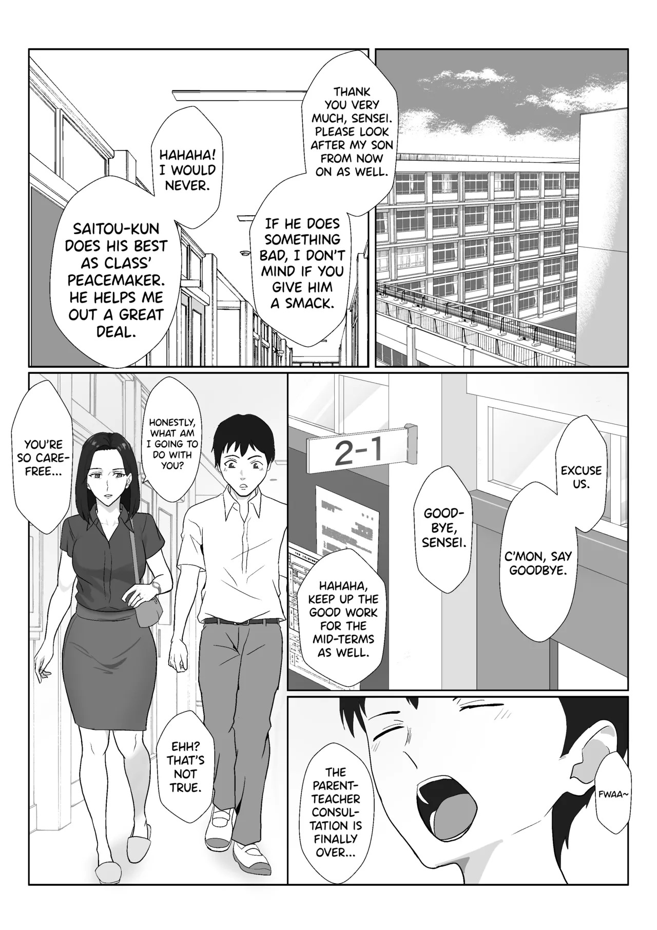 [Kiyama Haru] BariCare Kaa-san ga DQN ni Netorareta Enchousen [English] [biribiri] - Page 5