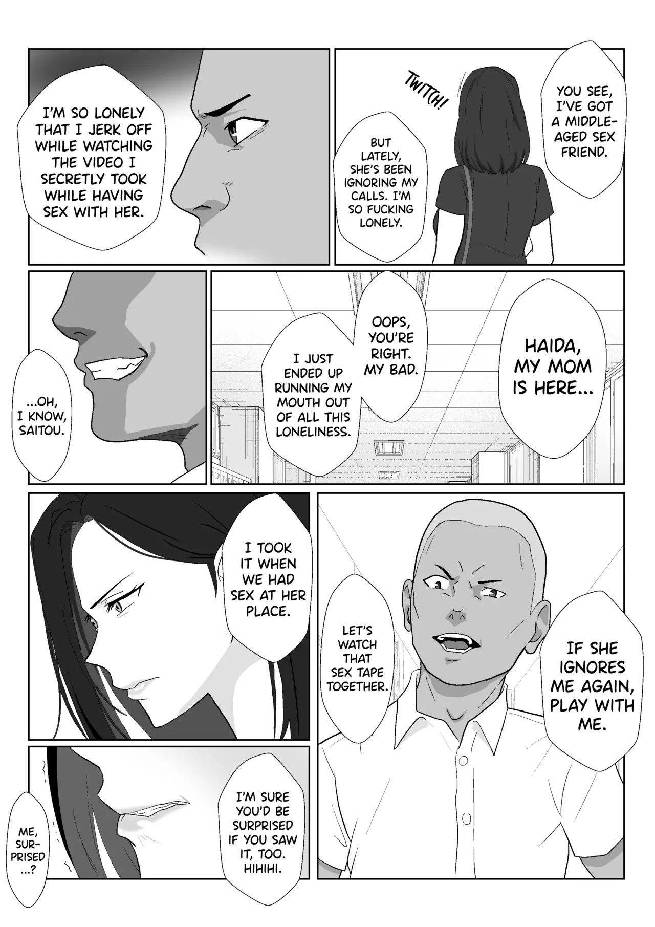 [Kiyama Haru] BariCare Kaa-san ga DQN ni Netorareta Enchousen [English] [biribiri] - Page 9