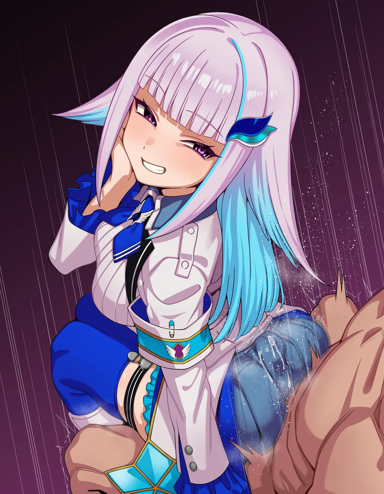 [Hiyoko no Meisanchi/ひよこの名産地] 【lz-sama Lap Sitting Clothed Butt Job with Dialogue CG Collection】24 images (12 variations + 12 without text) - Page 21