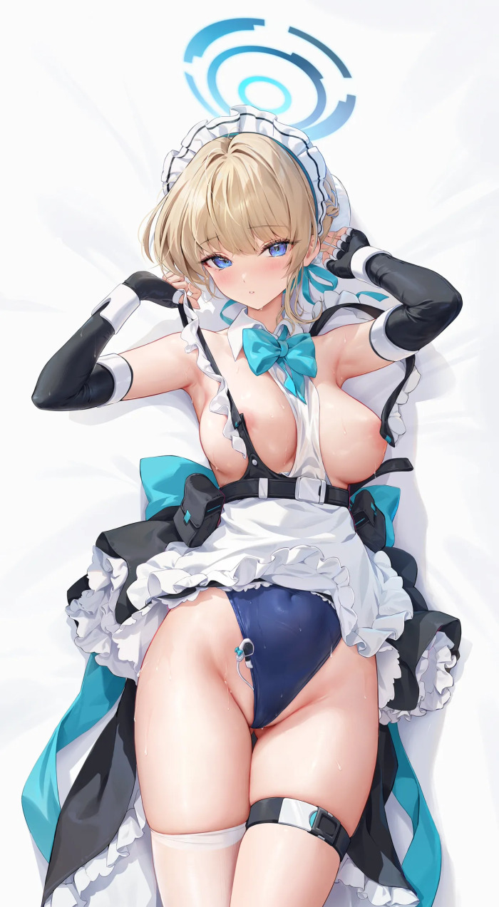 [ほうき星] 抱き枕の裏面先行プレビュー・差分 (ブルーアーカイブ)