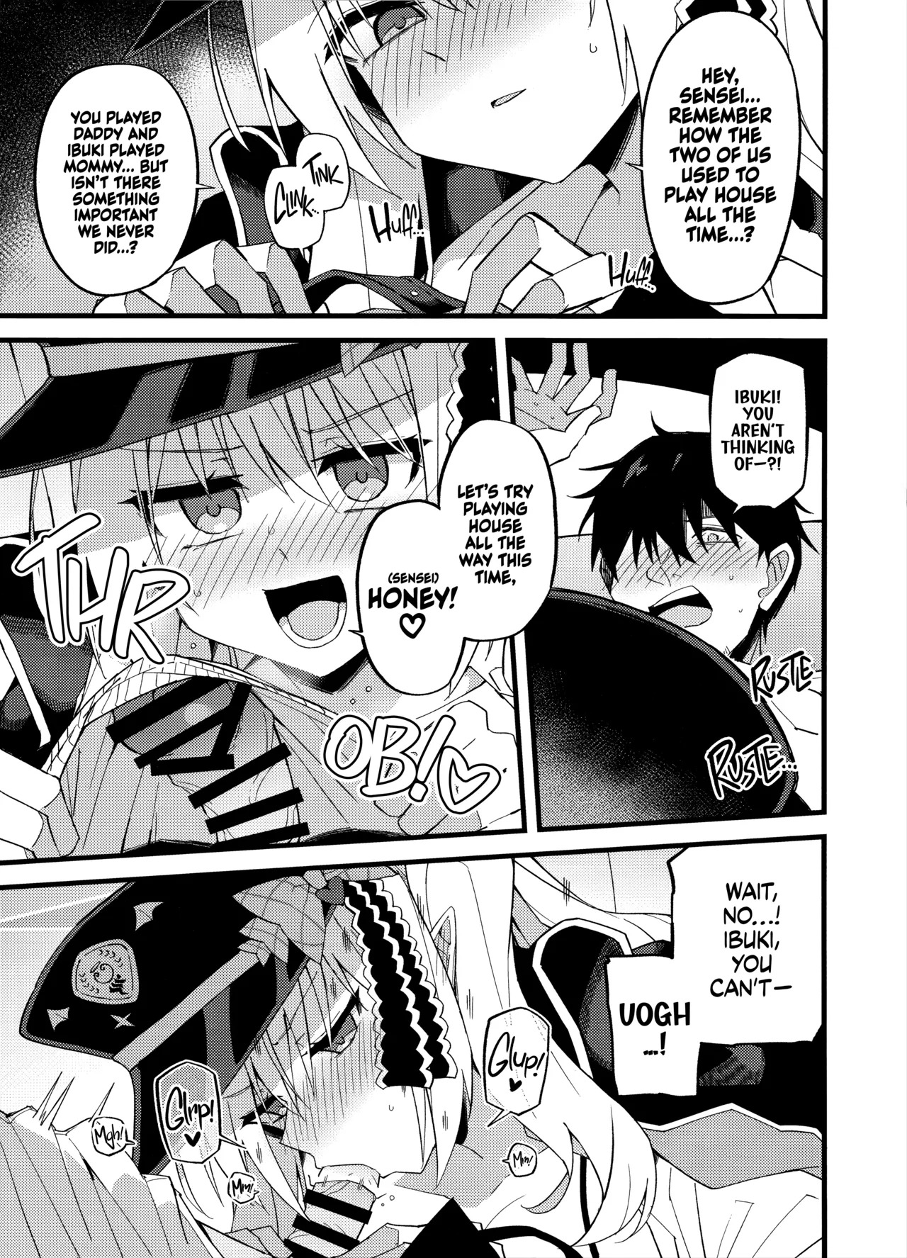 (C106) [MiracleBurn (Himiya Zyo-zu)] Ibuki, Ii-ppai Mattan da yo...♡ | Ibuki’s Waited for Sooo Long...♡ (Blue Archive) [English] [Getter Senseis] - Page 9