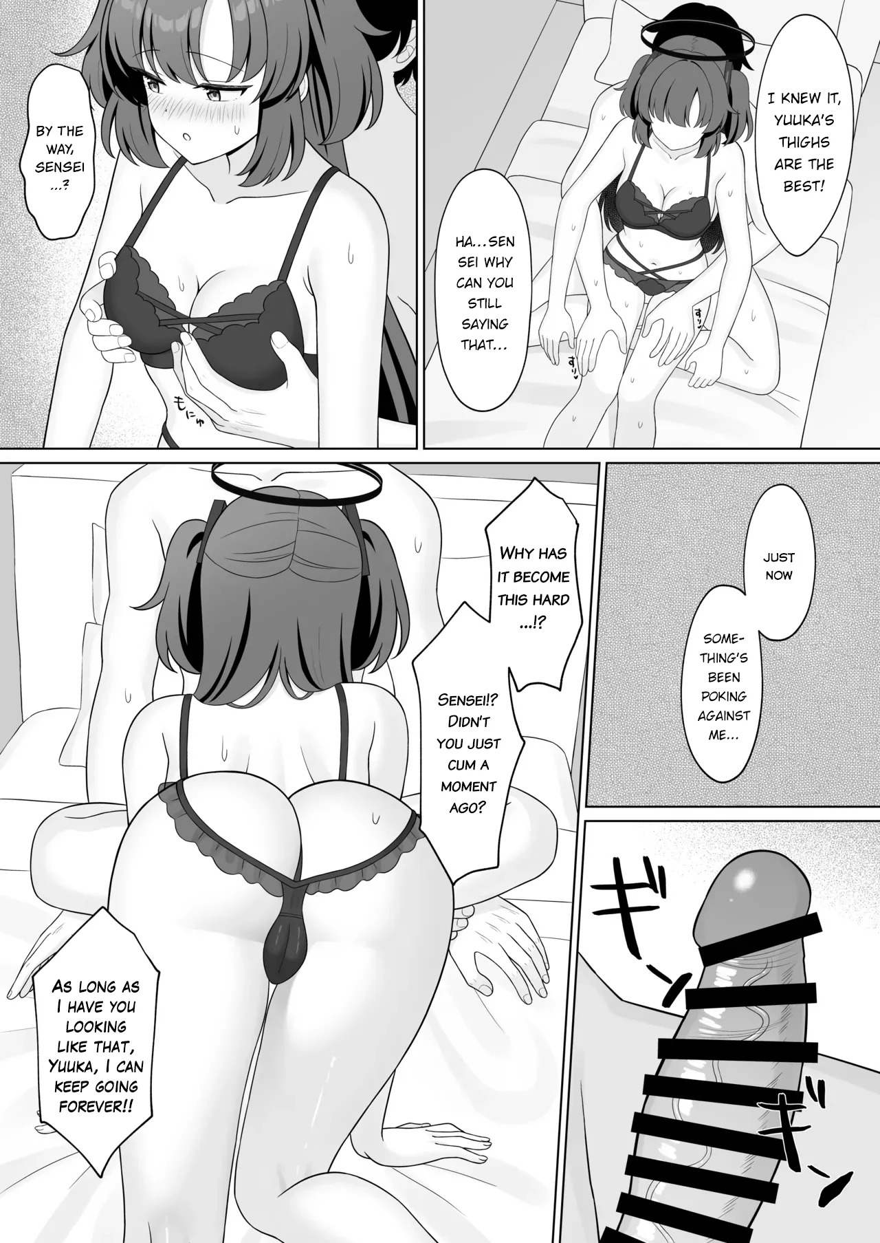 [Kurumi no Atelier (Futaba Kurumi)] Sensei! Nan desu ka Kono Ikagawashii Shitagi wa! (Blue Archive) [English] [EdenOfKivotos] [Digital] - Page 10