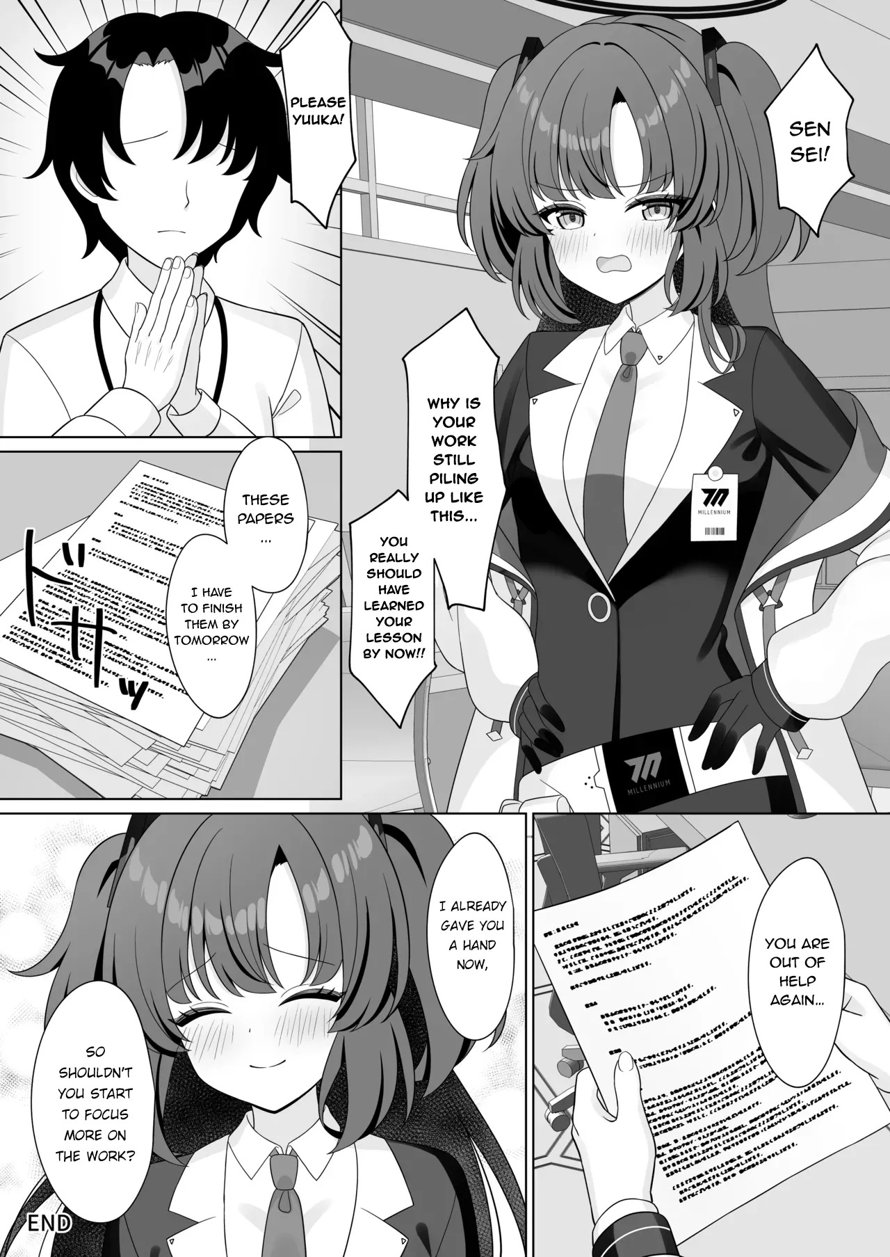 [Kurumi no Atelier (Futaba Kurumi)] Sensei! Nan desu ka Kono Ikagawashii Shitagi wa! (Blue Archive) [English] [EdenOfKivotos] [Digital] - Page 21