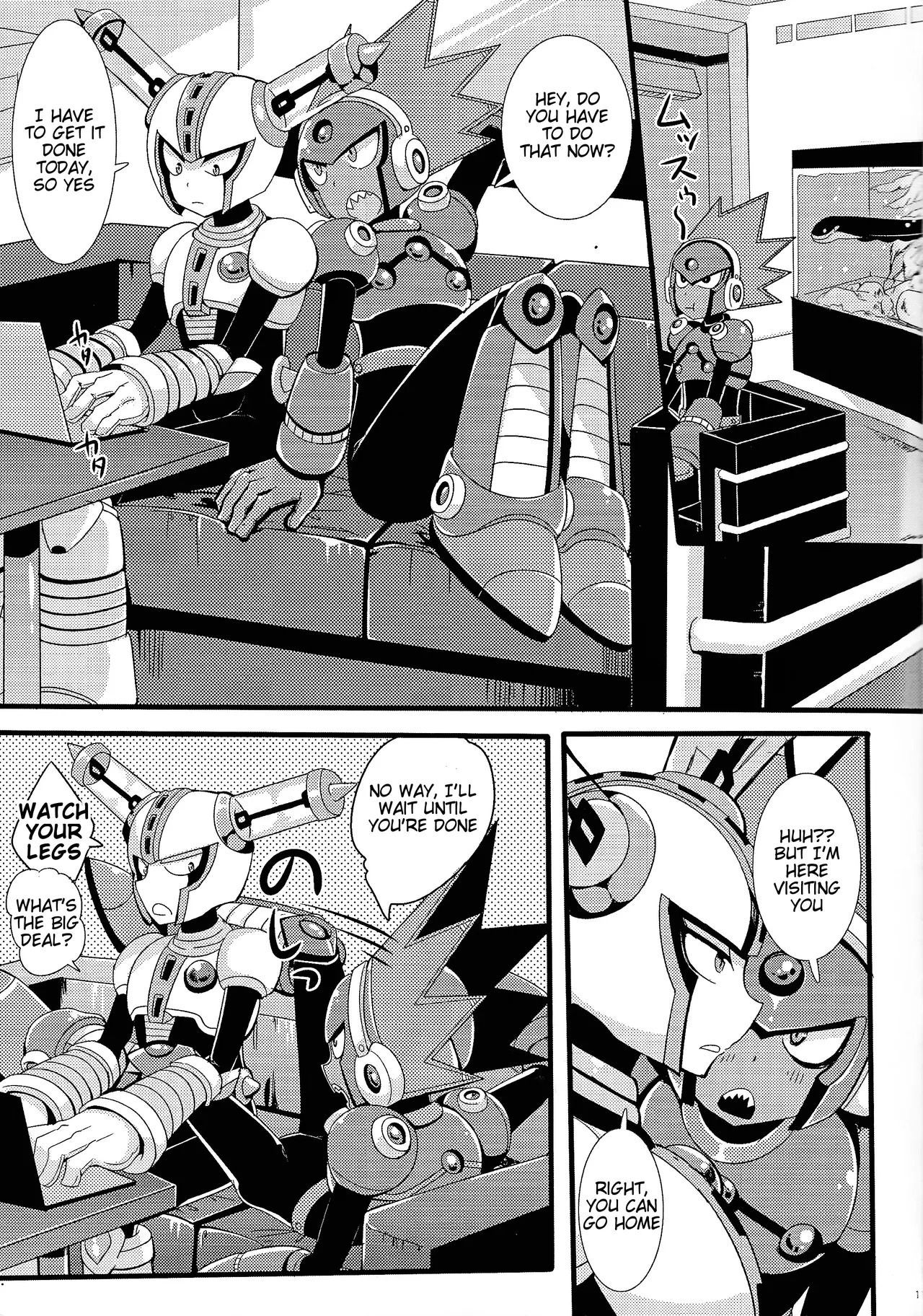 [B-G, PUSH (Aoinu, Kurari ssa)] Ra bura bu hiyuburakunga mitai hon! (Mega Man 11) [English] [Tigoris Translates] - Page 10