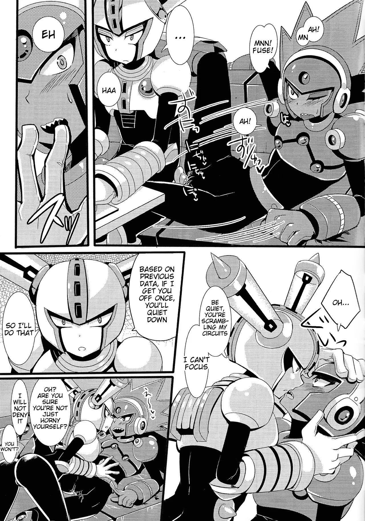[B-G, PUSH (Aoinu, Kurari ssa)] Ra bura bu hiyuburakunga mitai hon! (Mega Man 11) [English] [Tigoris Translates] - Page 12