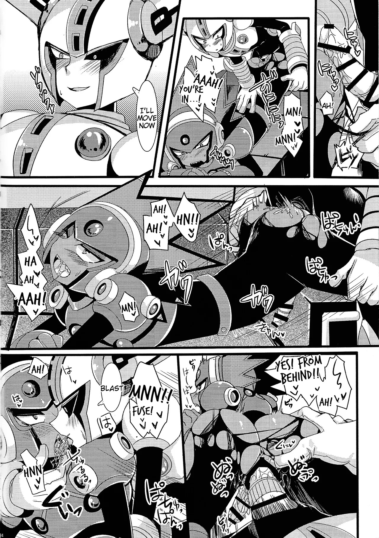 [B-G, PUSH (Aoinu, Kurari ssa)] Ra bura bu hiyuburakunga mitai hon! (Mega Man 11) [English] [Tigoris Translates] - Page 13