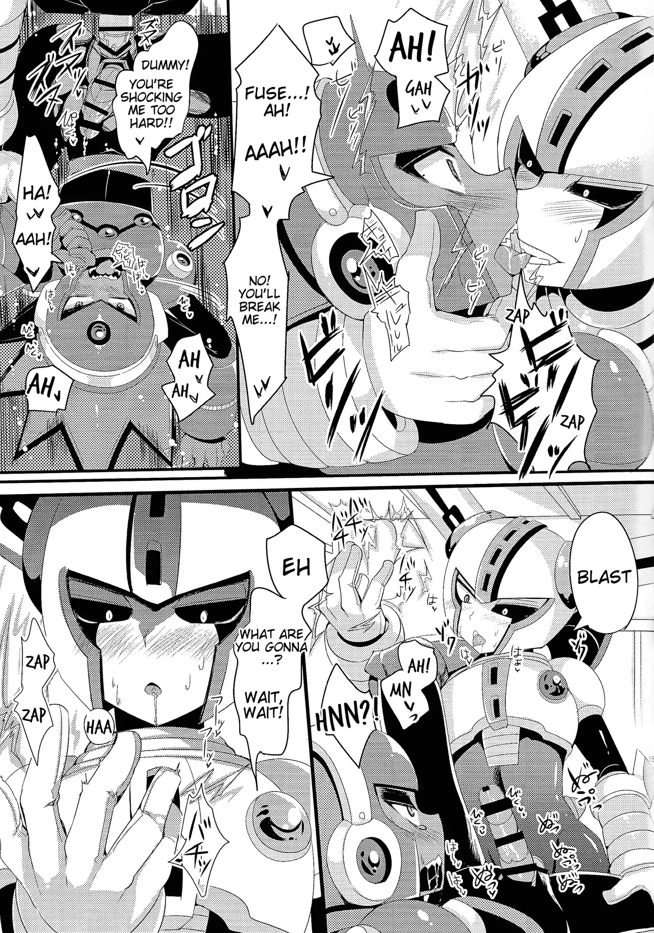 [B-G, PUSH (Aoinu, Kurari ssa)] Ra bura bu hiyuburakunga mitai hon! (Mega Man 11) [English] [Tigoris Translates] - Page 14