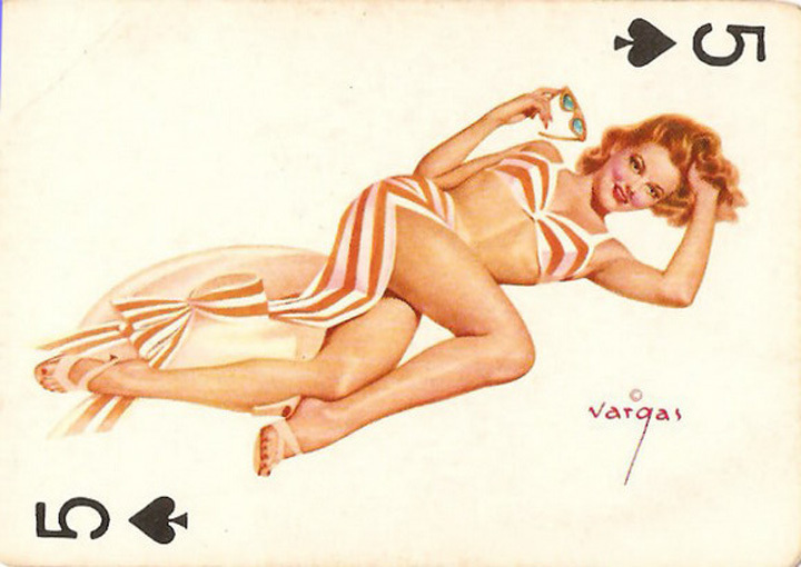 Old Cards Sets - Vargas Girls - Page 44