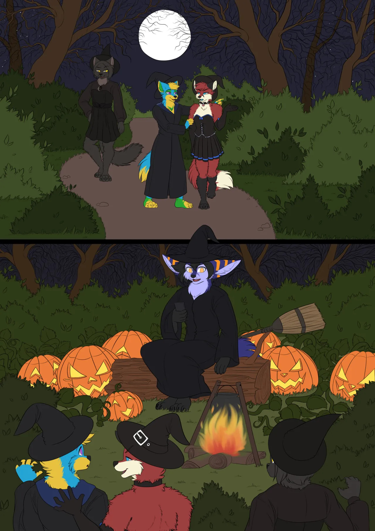 [SiDniTheFox] Halloween Witches - Page 10