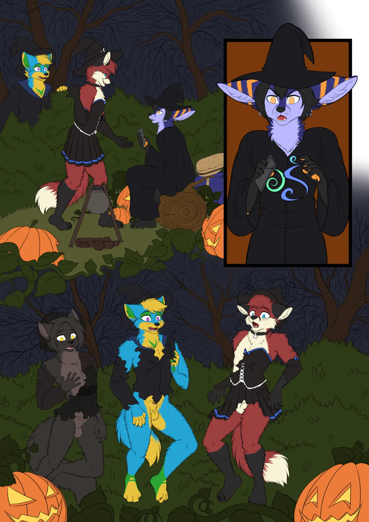[SiDniTheFox] Halloween Witches - Page 11