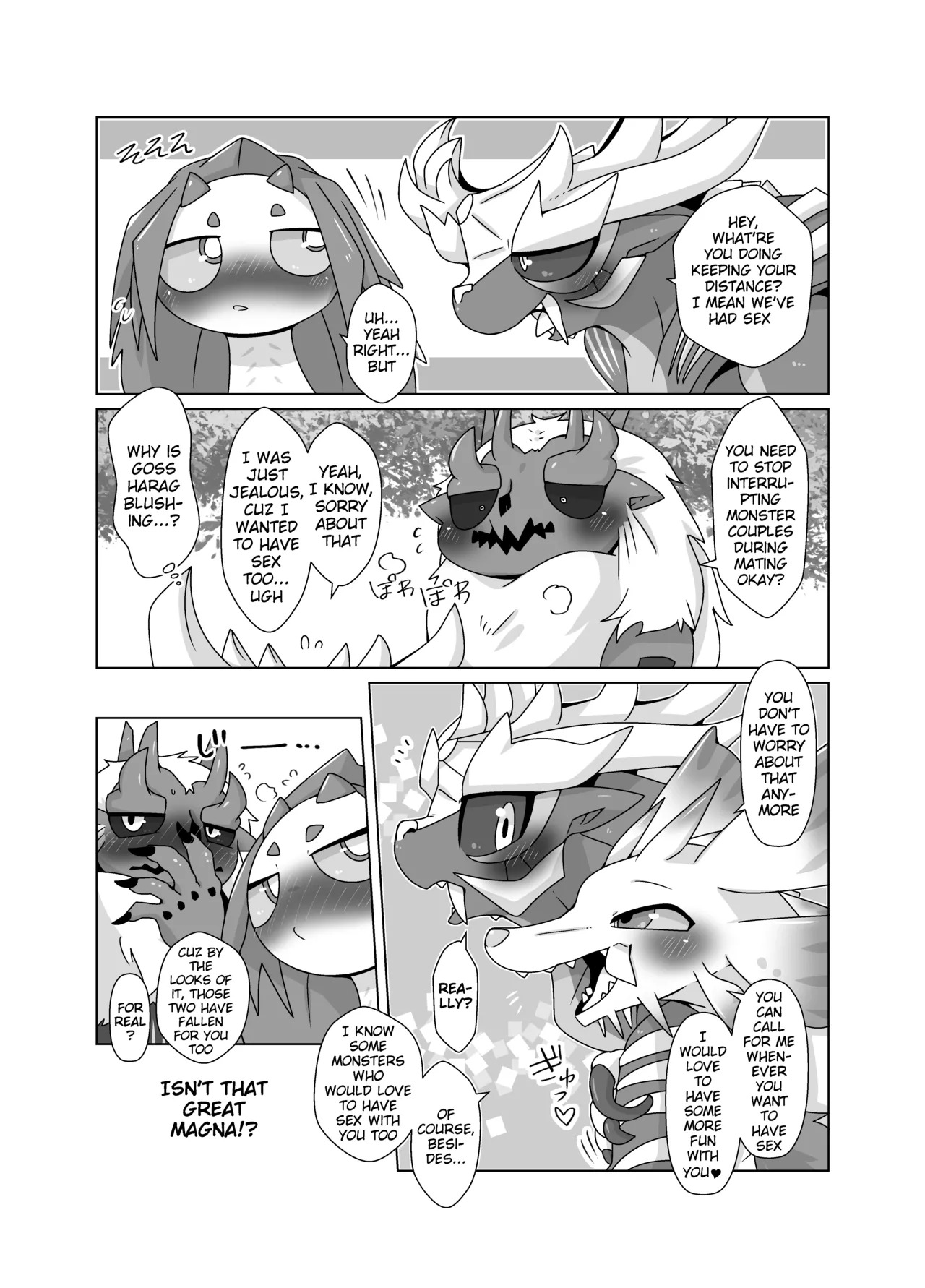[Gun Modoki (Doro Doneru)] MHM no H「Hyaku Ryuu Nuki」(Monster Hunter) [English] [A-Z Translations] [Digital] - Page 24