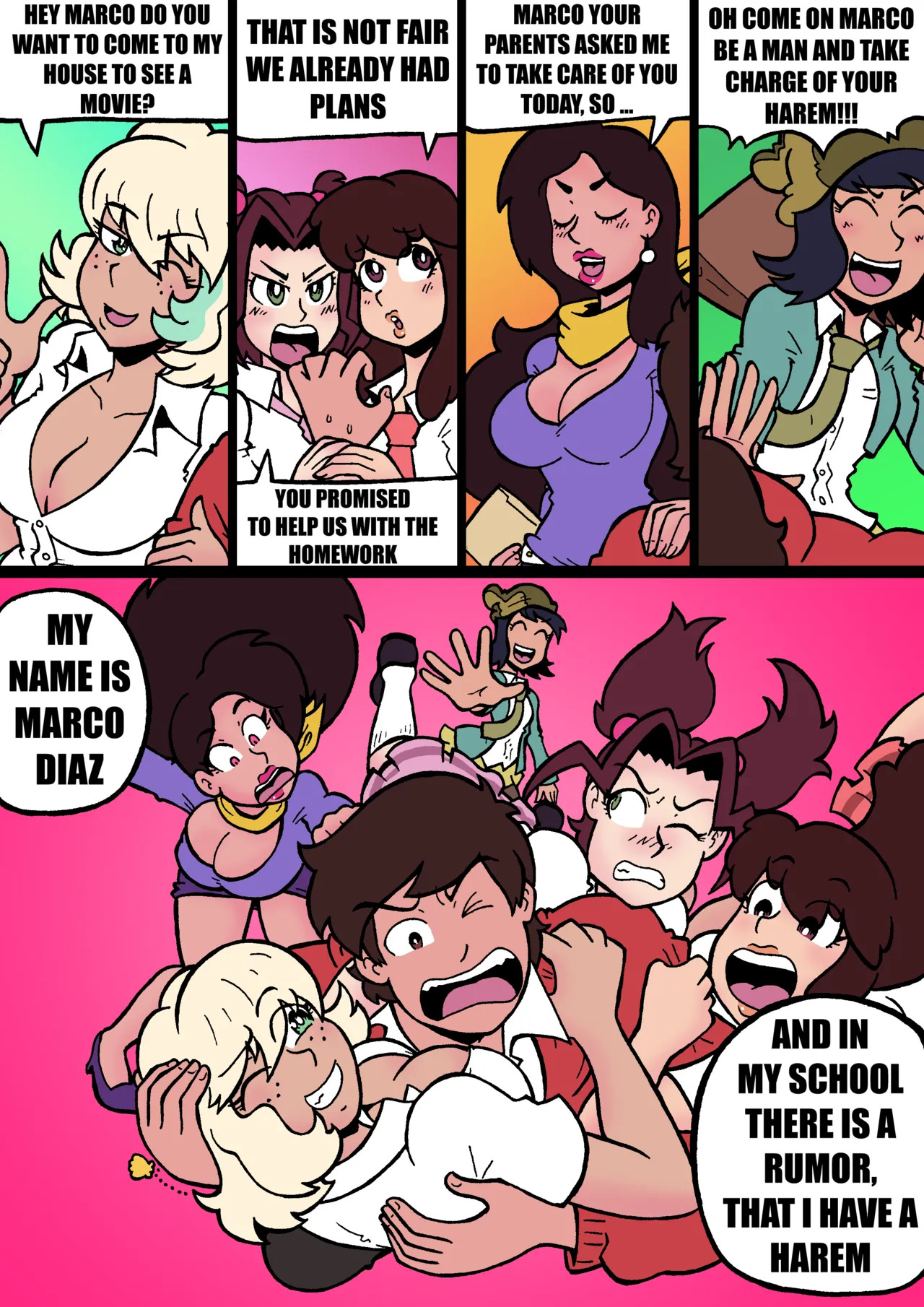 [MALANDRA-PARODIAS] MARCO HAREM WORLDS SCHOOL - Page 100