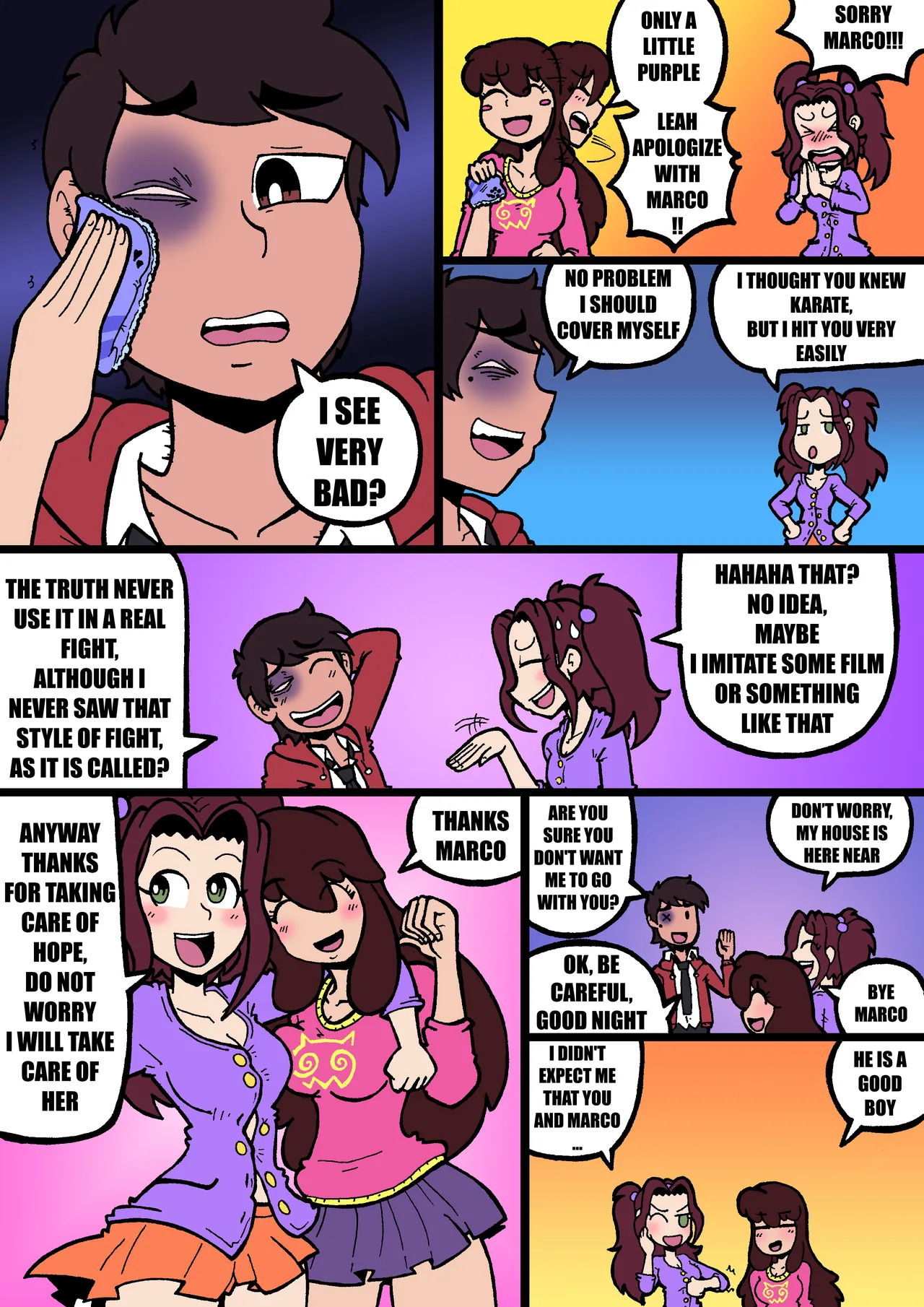 [MALANDRA-PARODIAS] MARCO HAREM WORLDS SCHOOL - Page 14