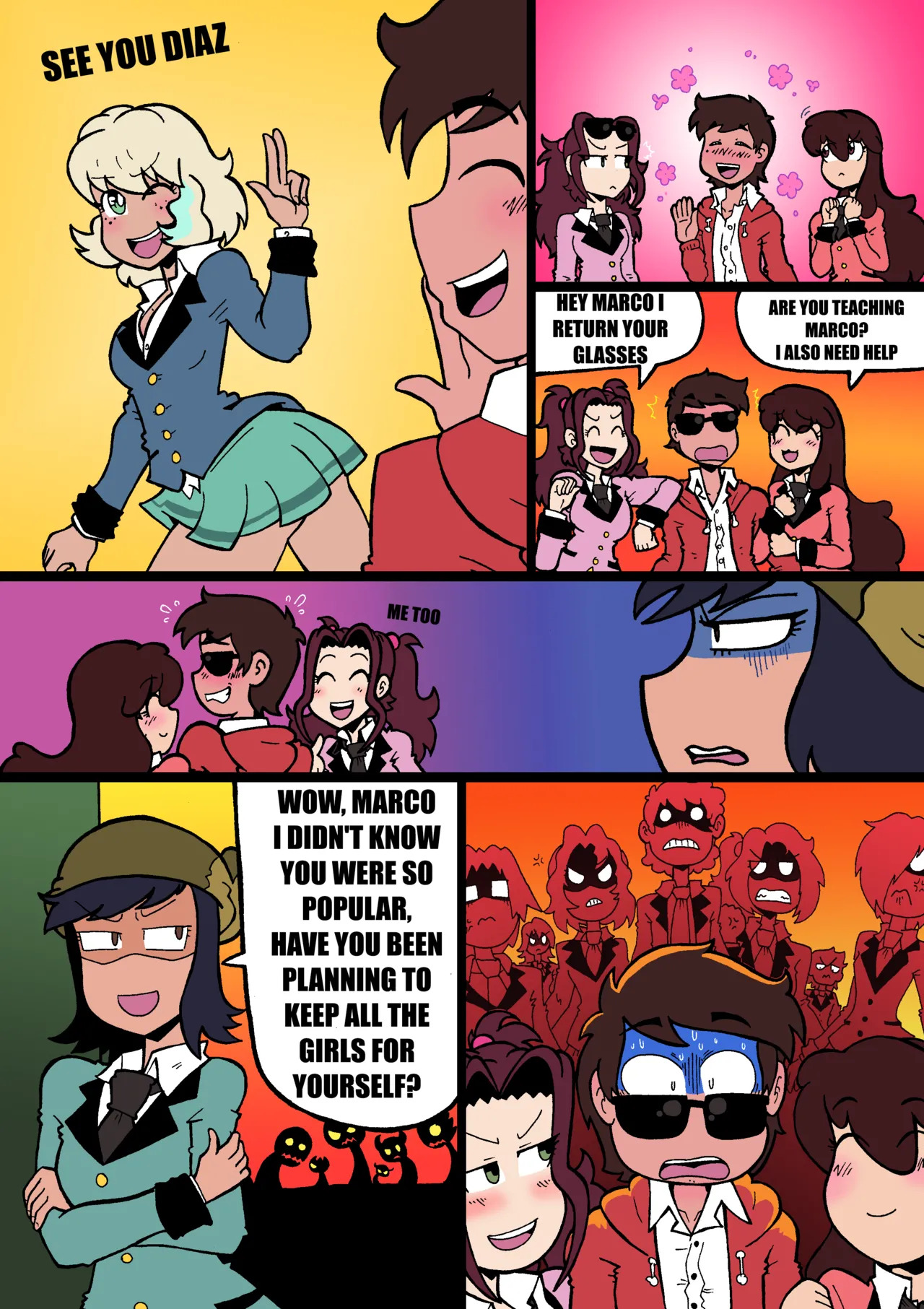 [MALANDRA-PARODIAS] MARCO HAREM WORLDS SCHOOL - Page 33