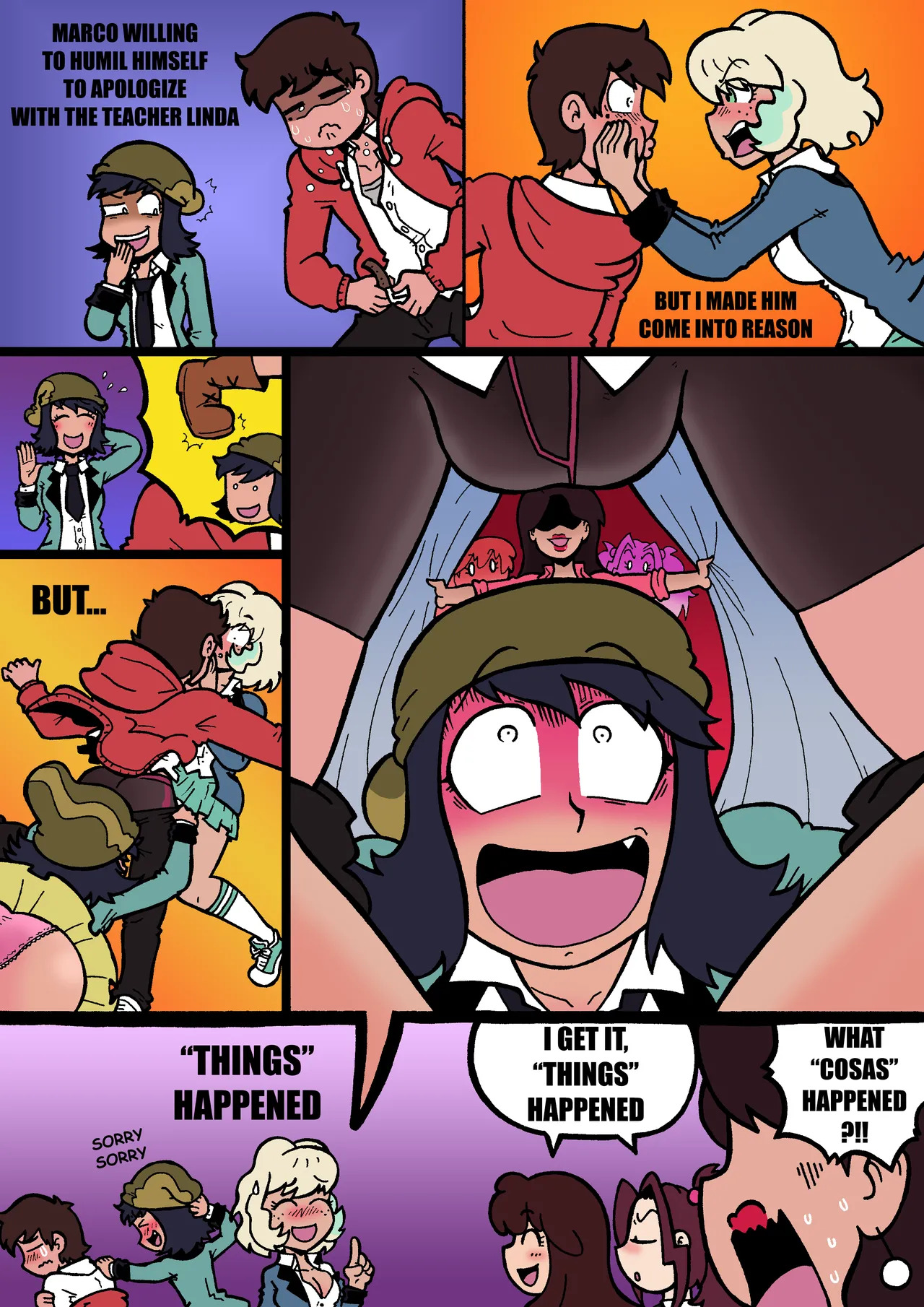 [MALANDRA-PARODIAS] MARCO HAREM WORLDS SCHOOL - Page 53