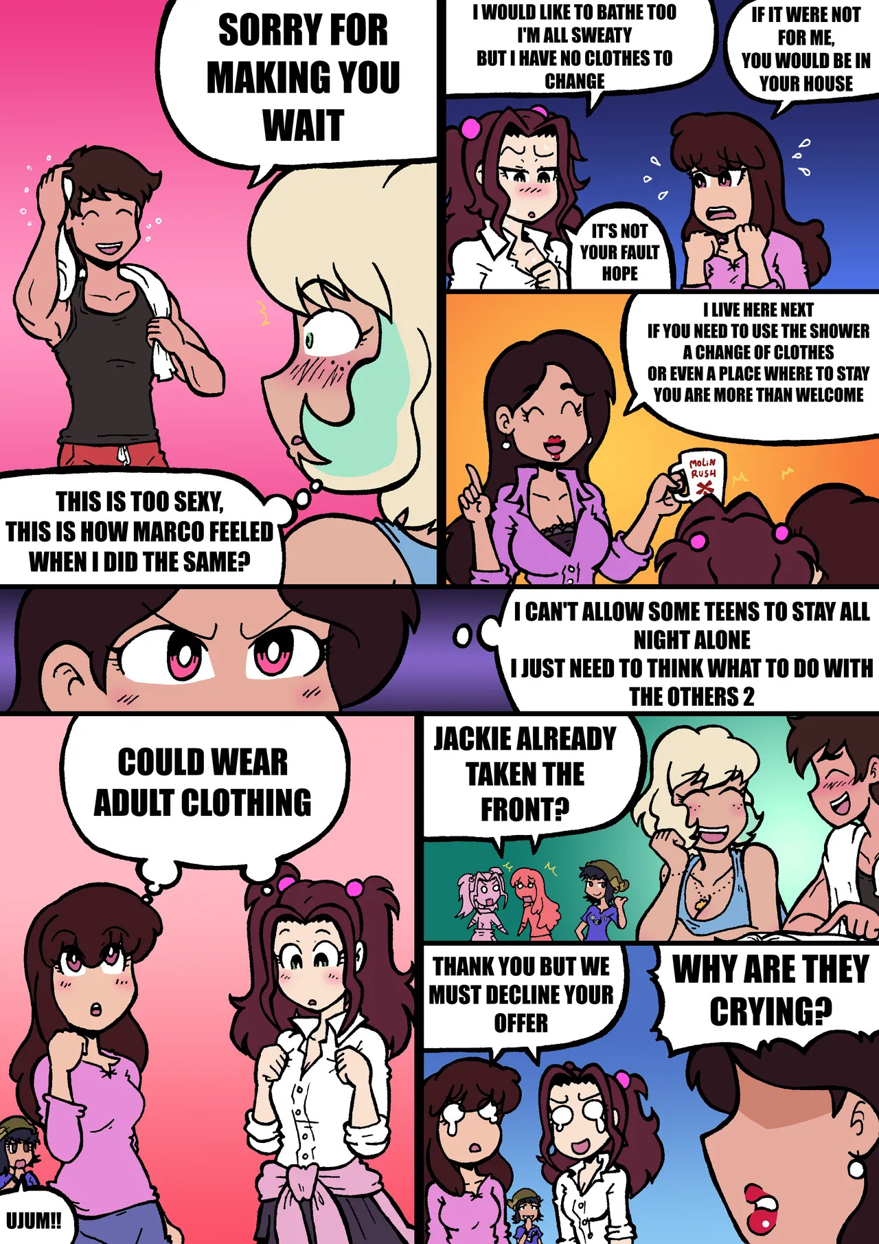 [MALANDRA-PARODIAS] MARCO HAREM WORLDS SCHOOL - Page 65