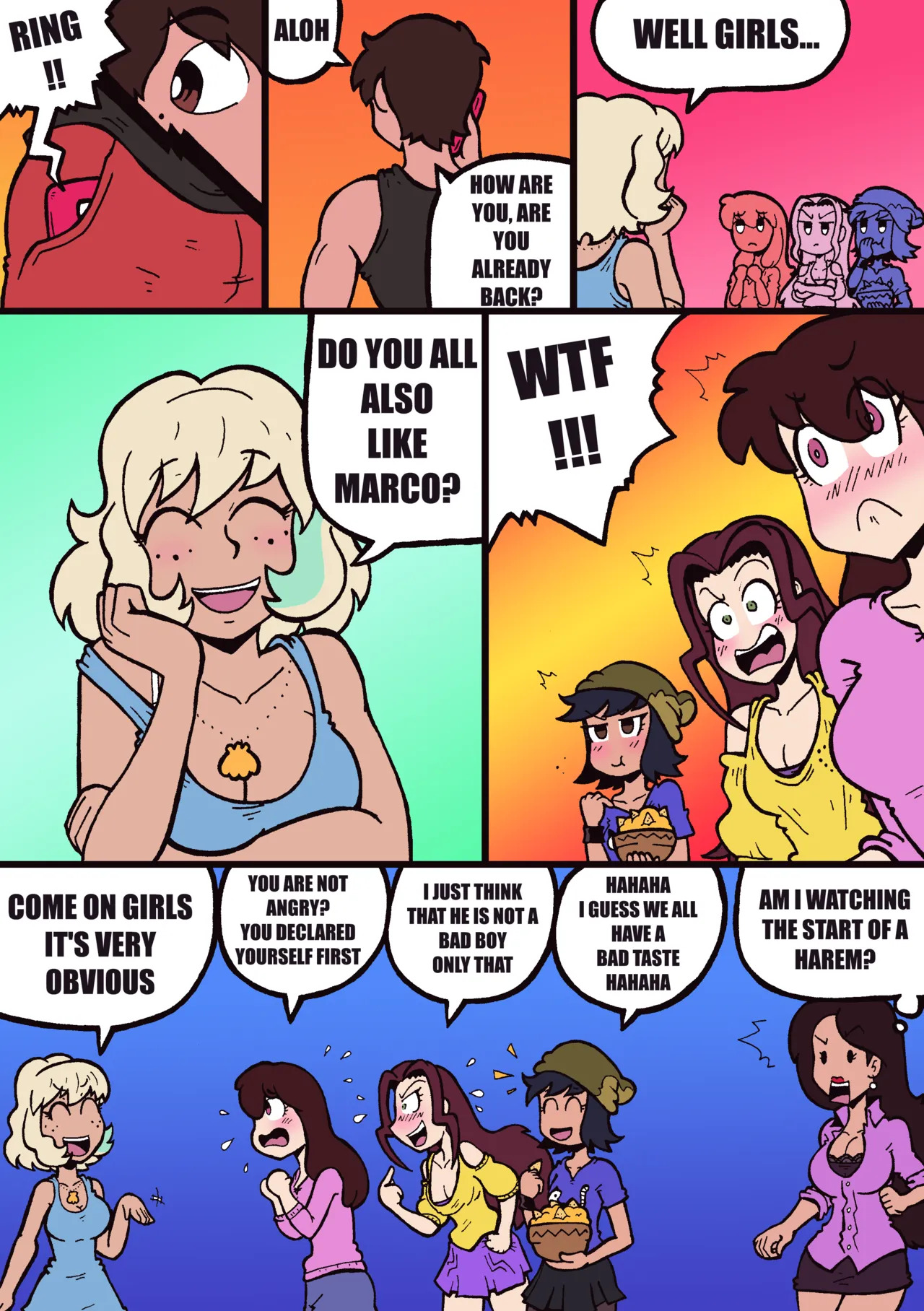 [MALANDRA-PARODIAS] MARCO HAREM WORLDS SCHOOL - Page 72