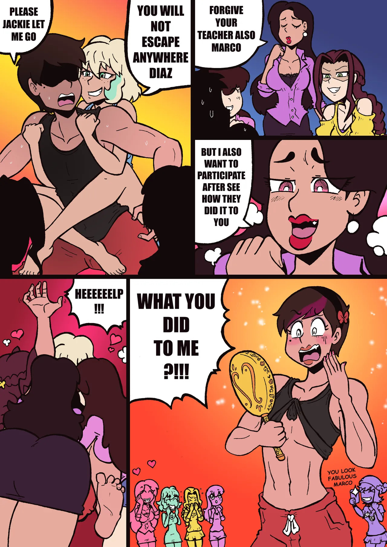 [MALANDRA-PARODIAS] MARCO HAREM WORLDS SCHOOL - Page 75