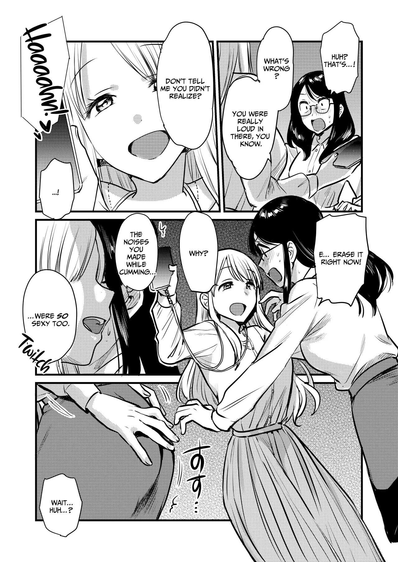 [GENJU MINZOKU (Sato) ] Shanai no Himegoto ~Stress Kaishou ni Kaisha no Toilet de Onani shite itara, Kouhai ni Kikarete shimatte ita Hanashi~ | Workplace Rendezvous ~Caught Masturbating in the Company Restroom by My Subordinate~ [English] [IXIA WORKS] - Page 8