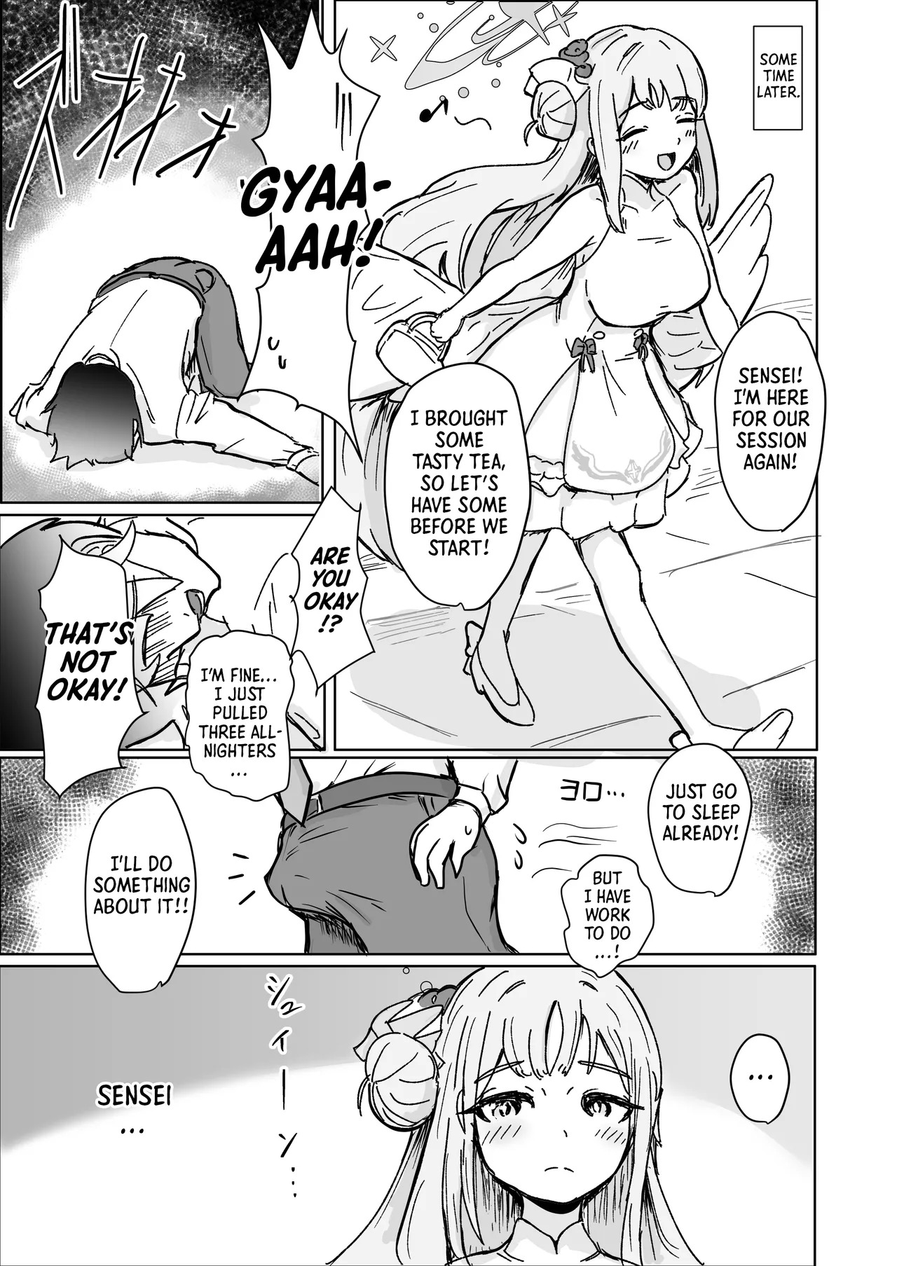 [Juuyakushitsu (Shachou)] Mika to Futari de Obenkyou | Studying Together with Mika (Blue Archive) [English] [Shiro Translation] [Digital] - Page 19