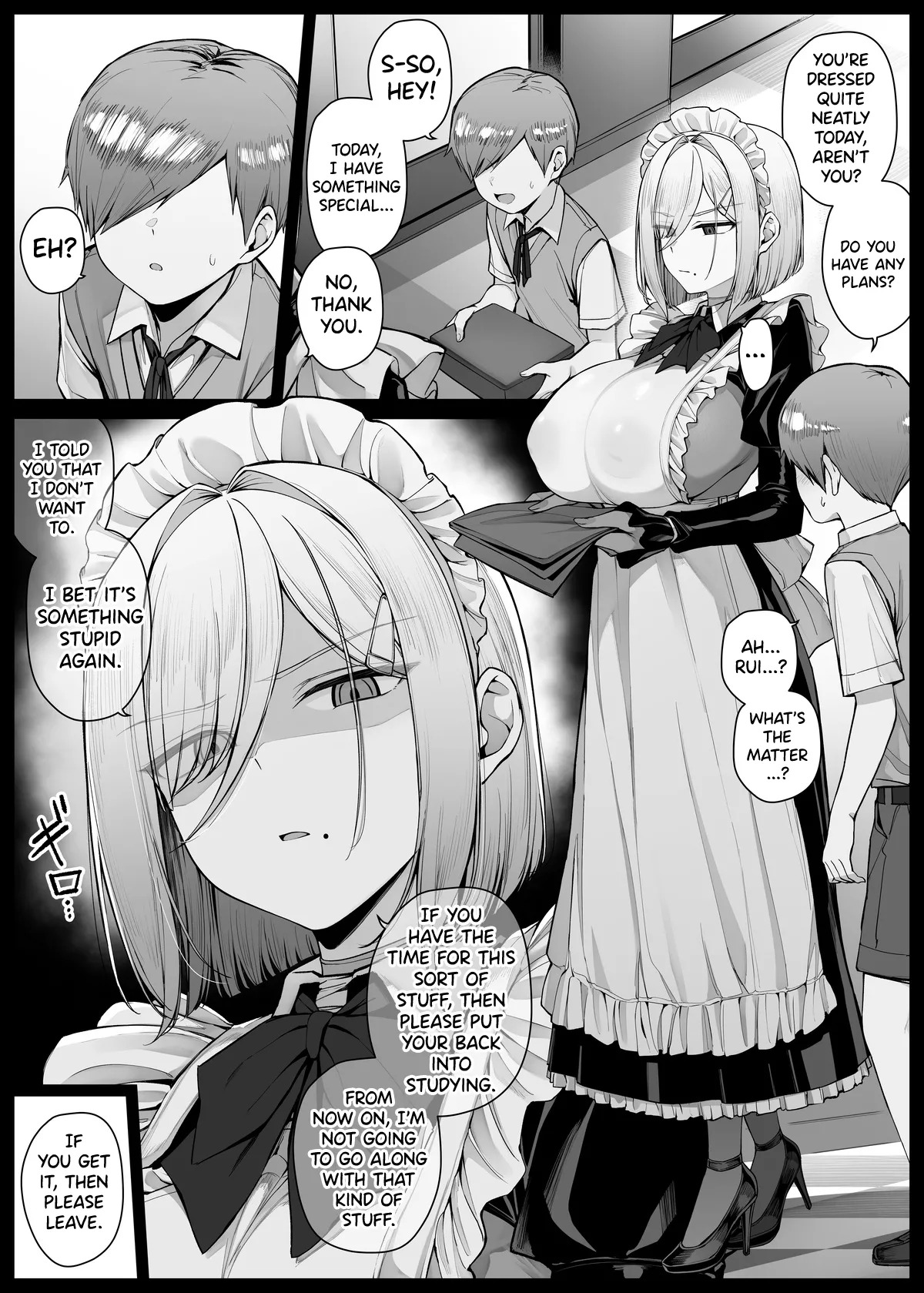[Liyoosa] Bouchama ni Sakaratte, Shitsukerareru Koto ni natta Maid-san [English] [biribiri] - Page 1