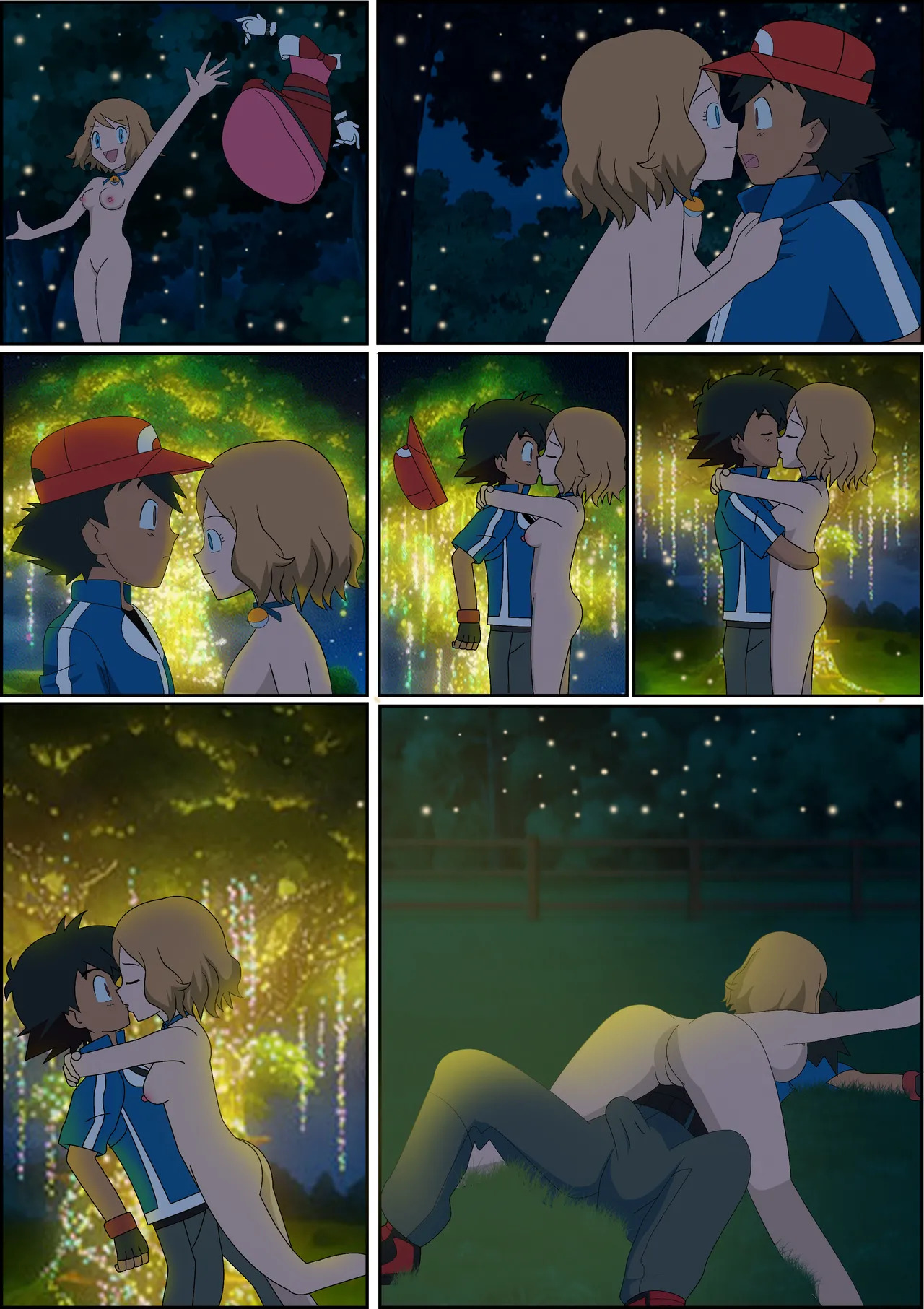 [GHTA] (Ang Sayaw) Pokeporn: Under the pledging tree! Ash X Serena - Page 17