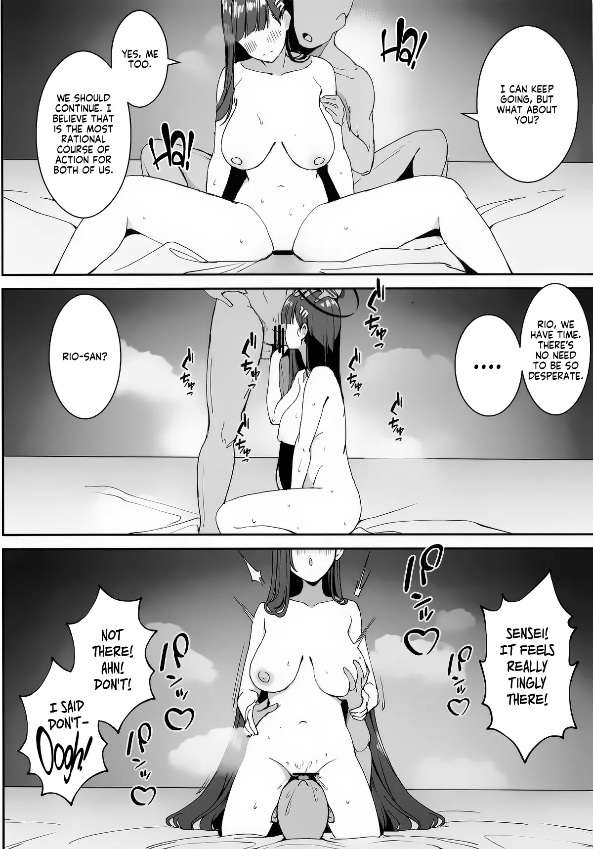 (COMIC1☆26) [Tabete mo Ii (OA)] Sensei to Issho ni II (Blue Archive) [English] [Tea Party Scans] - Page 19