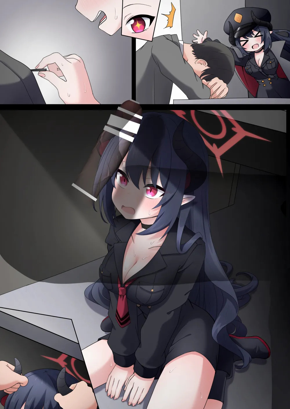 [うさぎ兎さめ/usagi tosame] A story where Motomiya Chiaki gets deep-throated by a dozing teacher, has her first orgasm ❤ and even drinks urine - Page 15