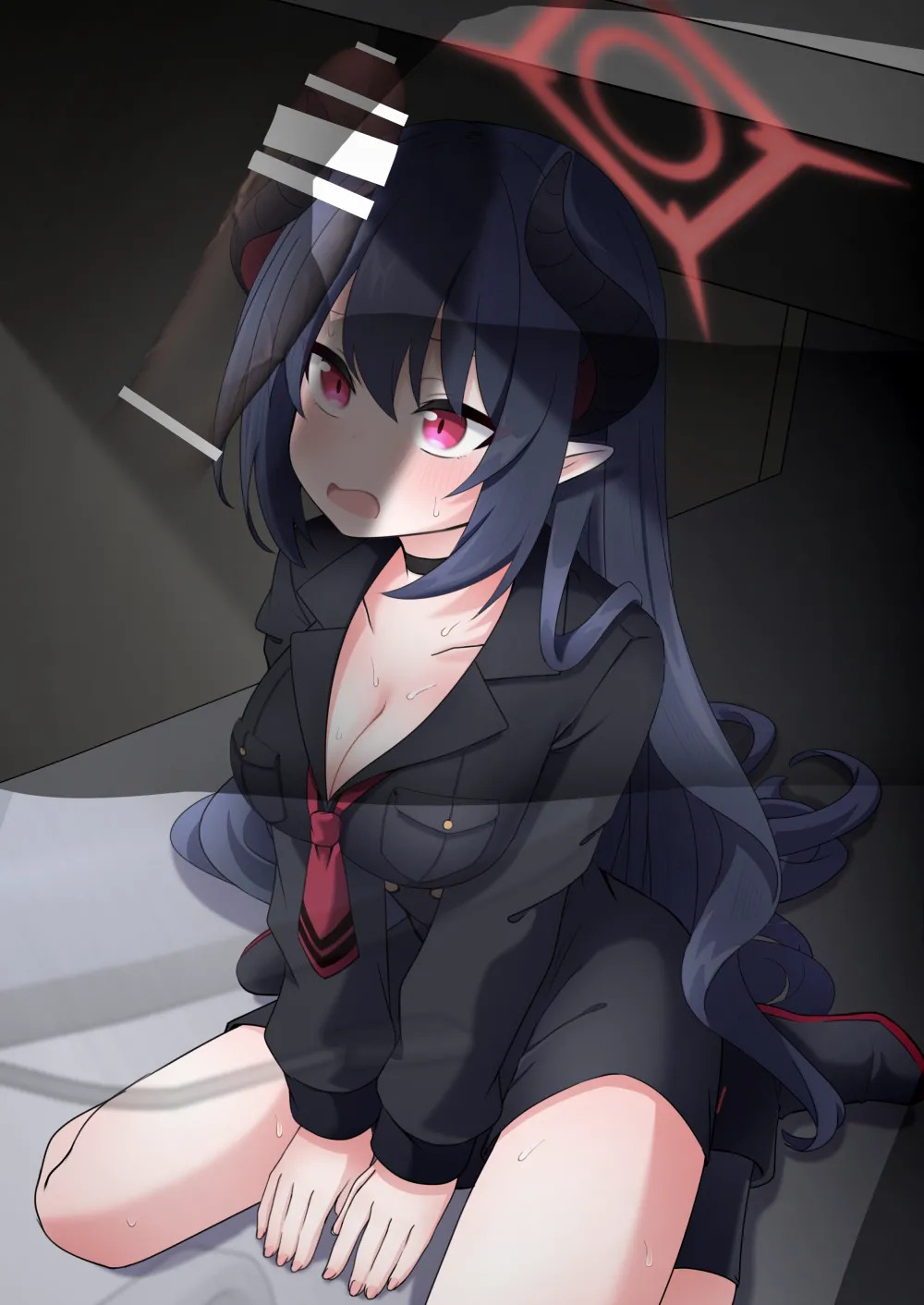 [うさぎ兎さめ/usagi tosame] A story where Motomiya Chiaki gets deep-throated by a dozing teacher, has her first orgasm ❤ and even drinks urine - Page 57