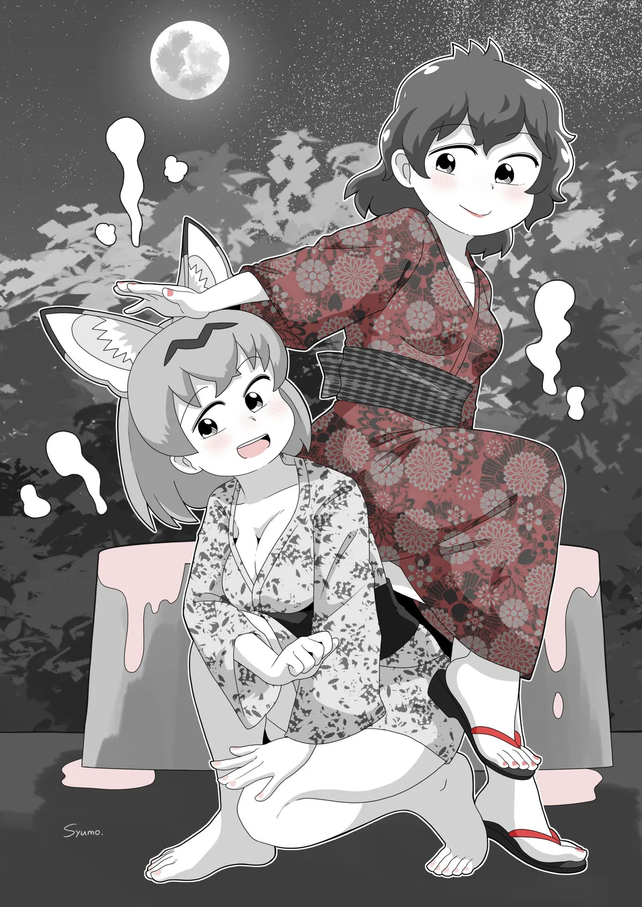 [Usagigoya (Various)] KemoFri Onsen goudou ~Yokujou de yokujou wa dame nano ne!~ (Kemono Friends) [Digital] - Page 5