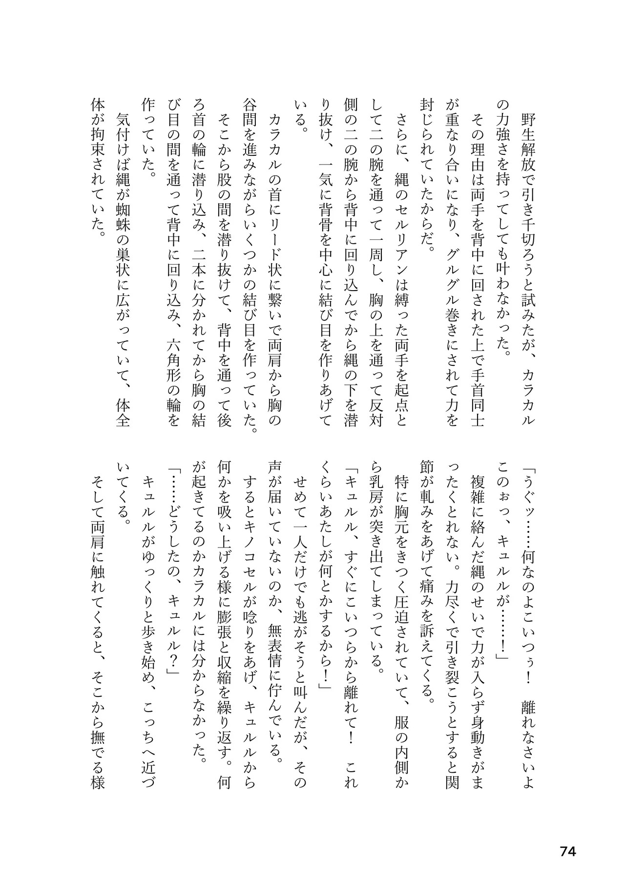 [Rorei Howittonee (Various)] Kemo Fri kinbaku kousoku goudou (Kemono Friends) [Digital] - Page 74