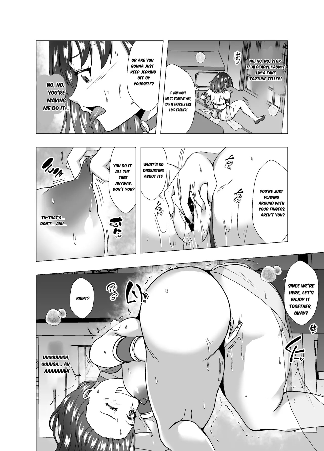 [Poipoi Ramen (Setagaya 45rou)] Fake Fortune Teller Gets Whats Coming To Her ~ nchiki Uranaishi, Inga Ouhou no Mukui o Ukeru - Page 11