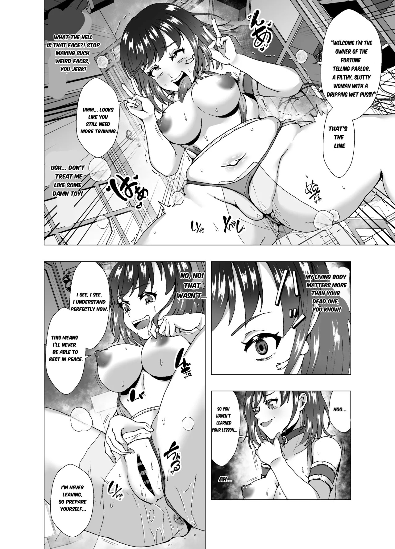 [Poipoi Ramen (Setagaya 45rou)] Fake Fortune Teller Gets Whats Coming To Her ~ nchiki Uranaishi, Inga Ouhou no Mukui o Ukeru - Page 9