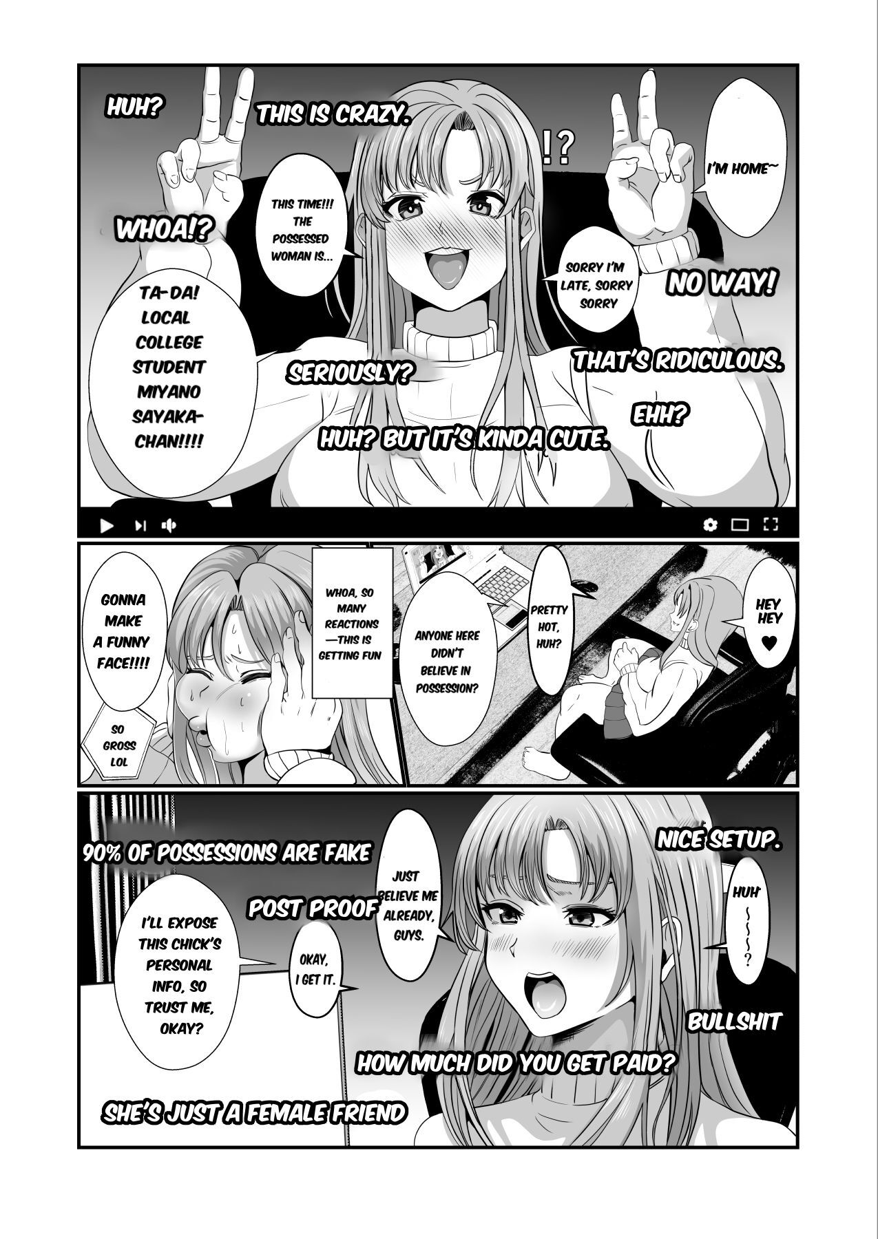 [Icchao Murasakiimoren new] Hyoui-kei YTuber ~ Ubatta Karada de Haishin Katsudou ~ Possession-Type YTuber ~ Streaming with a Stolen Body - Page 9
