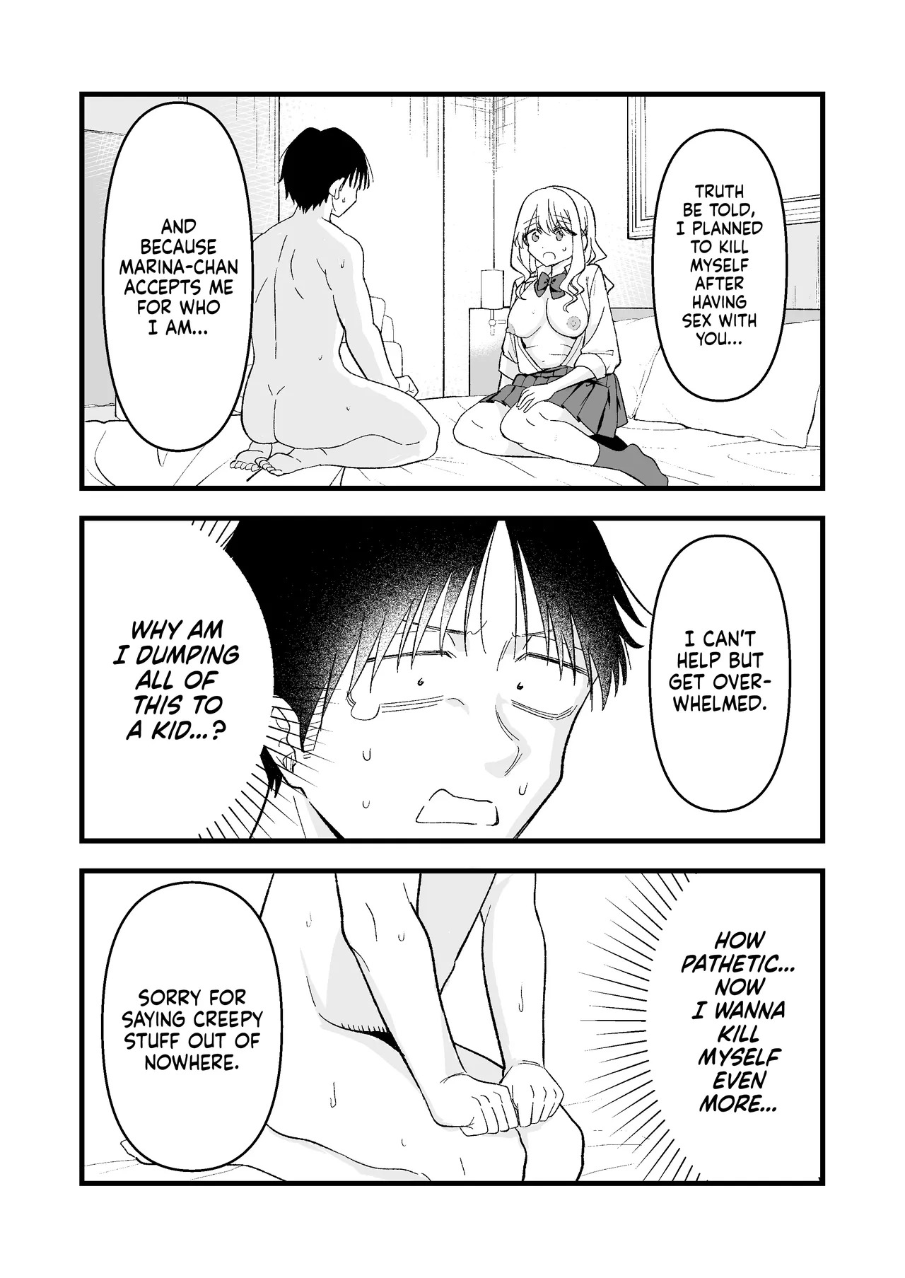 [Oyuhige] Shinitagari Shachiku datta Ore wa Hikari no Papakatsu Gal ni Ikasareru | I Was a Suicidal Wage Slave Until a Daddy Hunting Gyaru of Light Made Me Cum [English] [NudeSalad] - Page 23