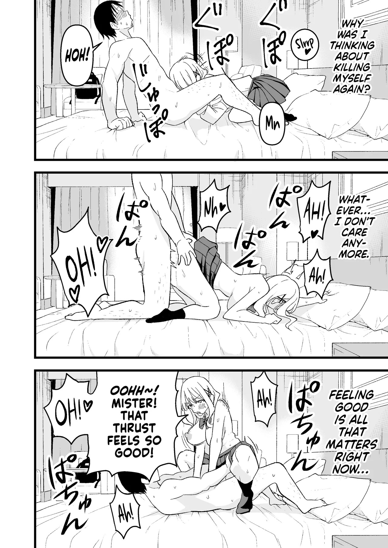[Oyuhige] Shinitagari Shachiku datta Ore wa Hikari no Papakatsu Gal ni Ikasareru | I Was a Suicidal Wage Slave Until a Daddy Hunting Gyaru of Light Made Me Cum [English] [NudeSalad] - Page 35