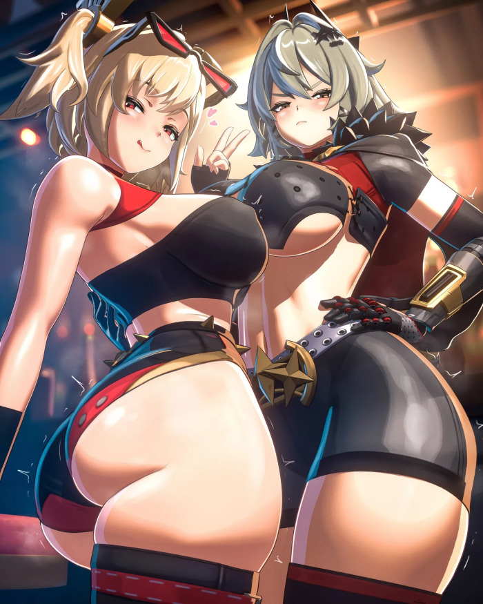 [MikaDawn3D] Burnice White x Caesar King (Zenless Zone Zero) (Textless)