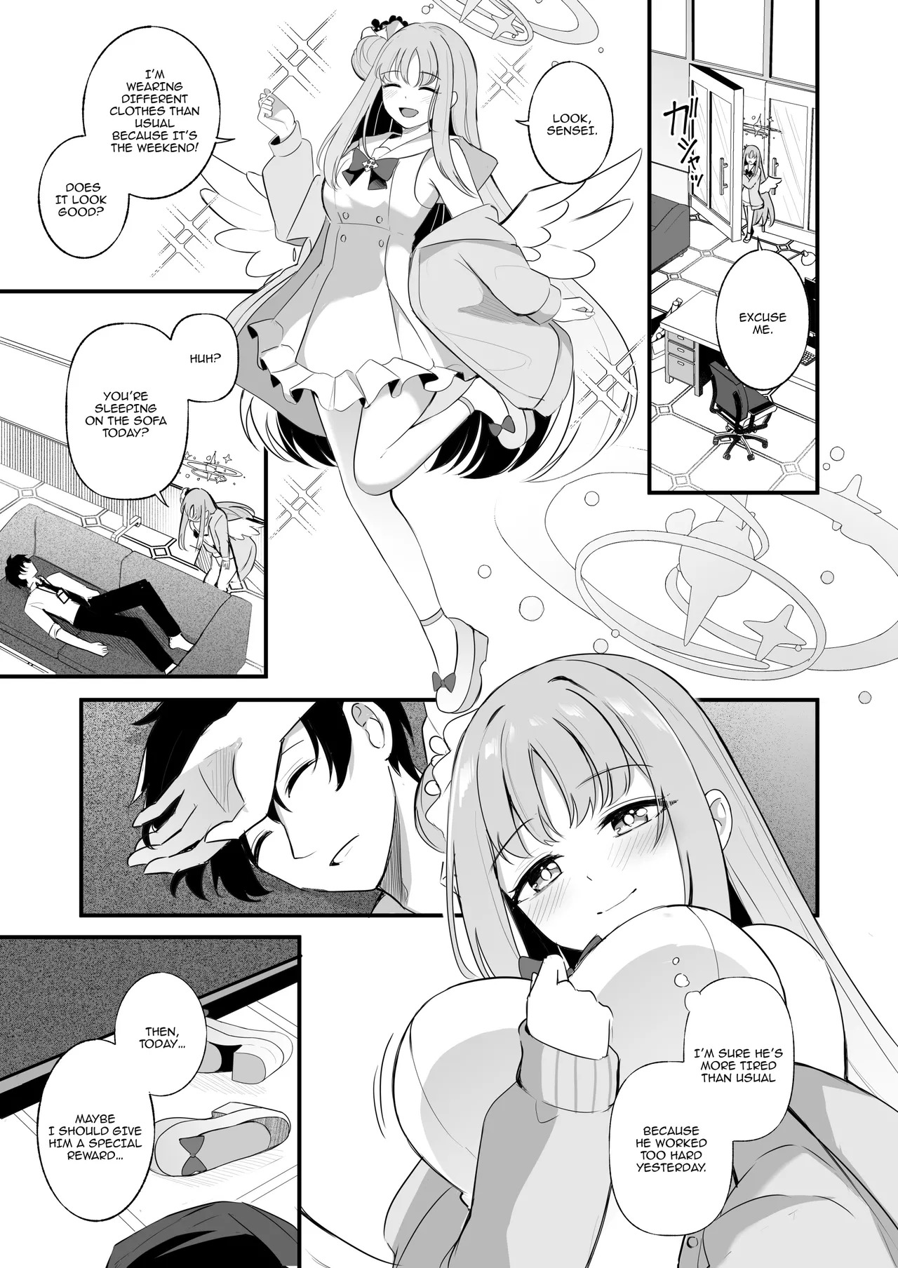 Sensei dake no Mondaiji | Sensei's Exclusive Problem Student (Blue Archive) [English] {Doujins.com} [Digital] - Page 12