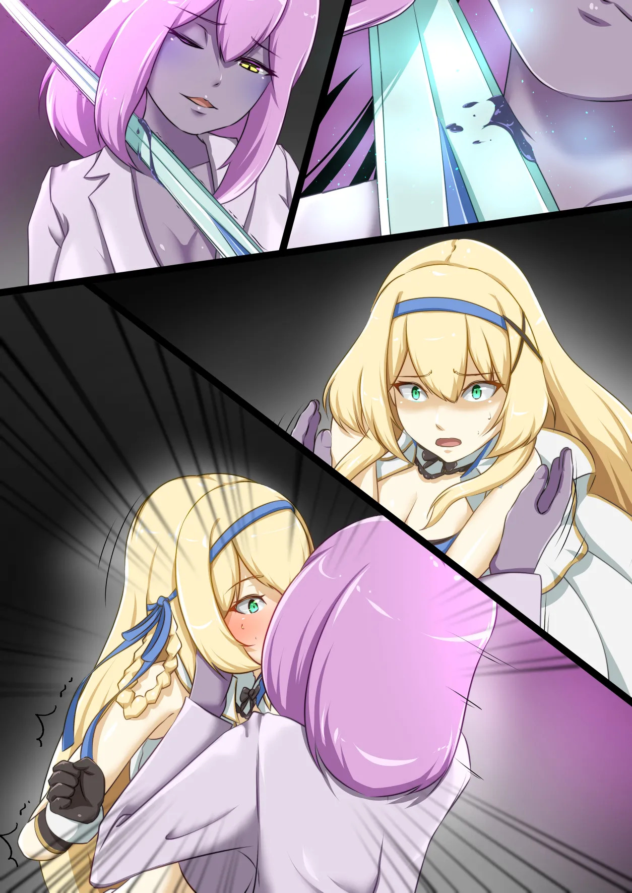 [Seika Kairaku Shoten (Erutoria, Dew, Kamekame)] Himekishi ga Ecchi na Teki to Tatakatte Haiboku suru Hanashi | The Knight-Princess Is Defeated By An Erotic Foe [ENG] - Page 40