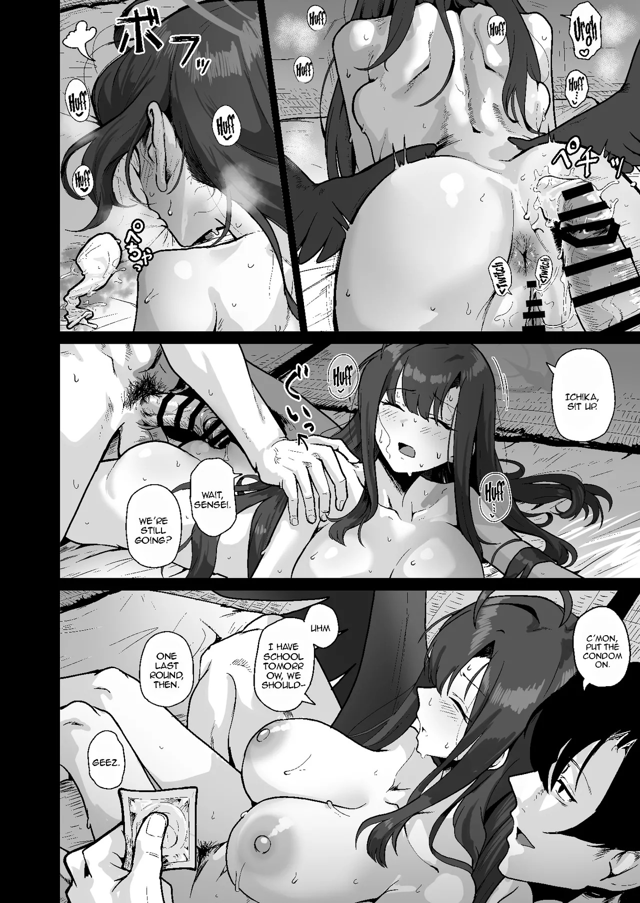 [HEKATONCHEIR (Yahagi Wakahiko)] Tomarigi Ichika ~SeFri Ichika to Yojouhan Apart de Handousei Seikatsu~ | Ichika the Perch ~ Half-Living Together with Ichika in a 4-Tatami and a Half Apartment (Blue Archive) [English] {Doujins.com} [Digital] - Page 17