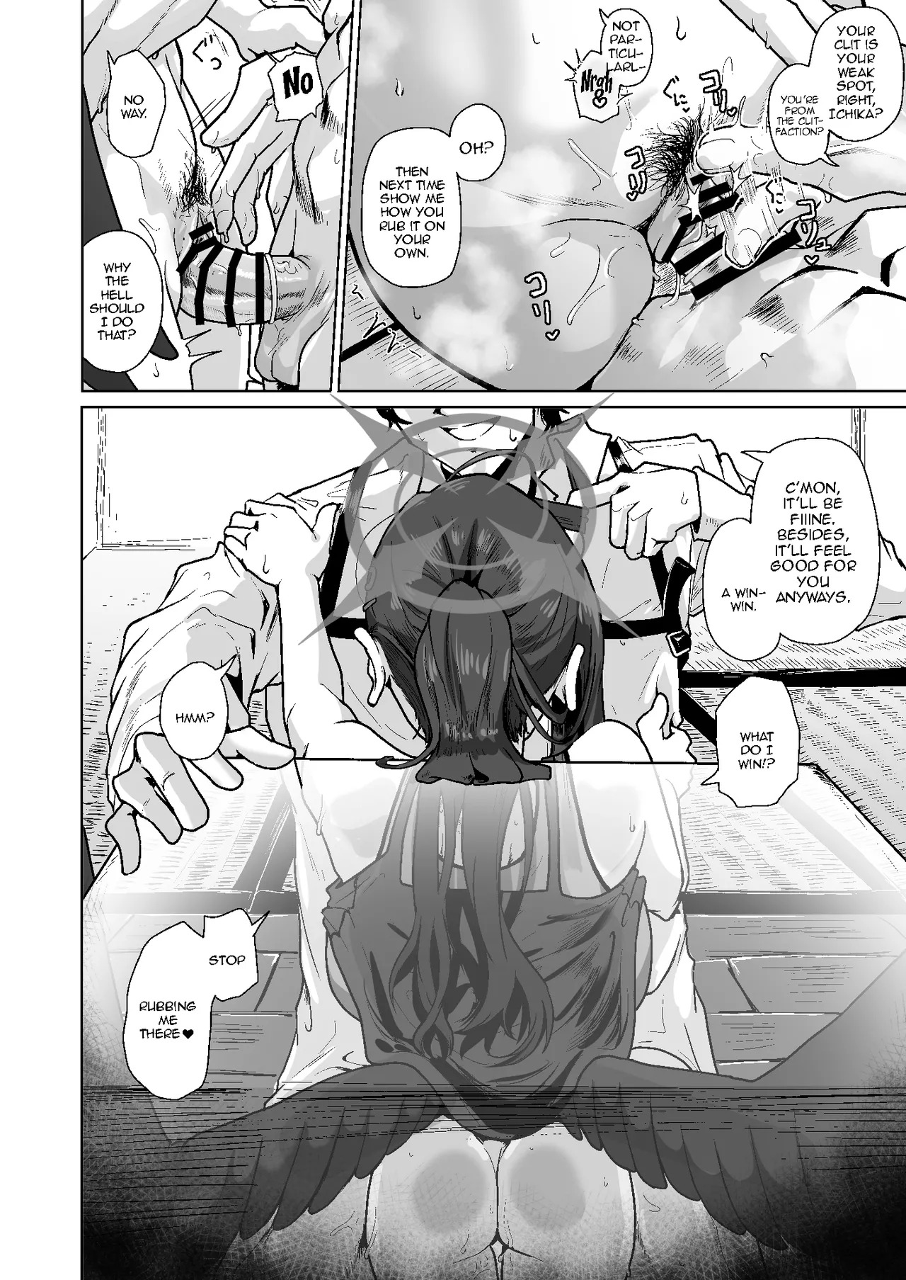 [HEKATONCHEIR (Yahagi Wakahiko)] Tomarigi Ichika ~SeFri Ichika to Yojouhan Apart de Handousei Seikatsu~ | Ichika the Perch ~ Half-Living Together with Ichika in a 4-Tatami and a Half Apartment (Blue Archive) [English] {Doujins.com} [Digital] - Page 9