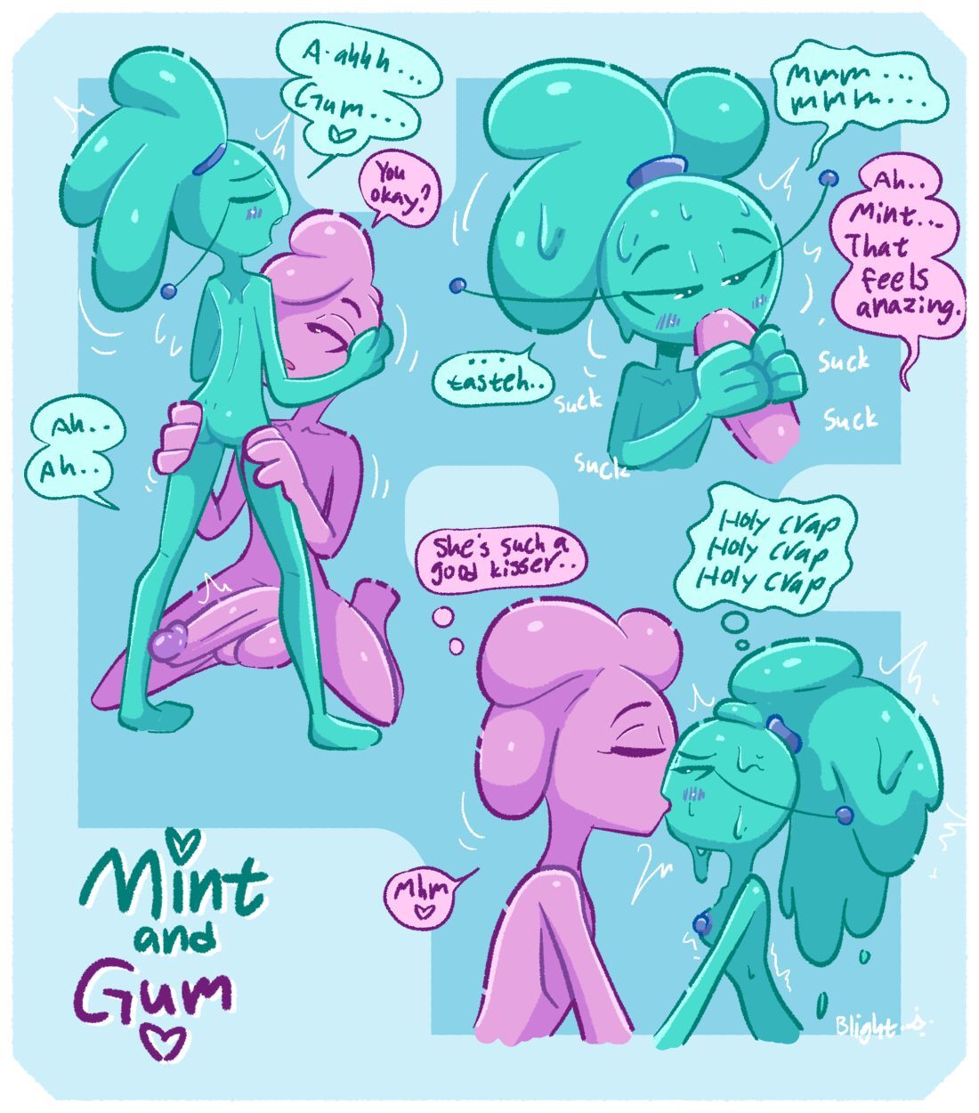 [BlightStarEro] Mint x Gum (OCs) - Page 17