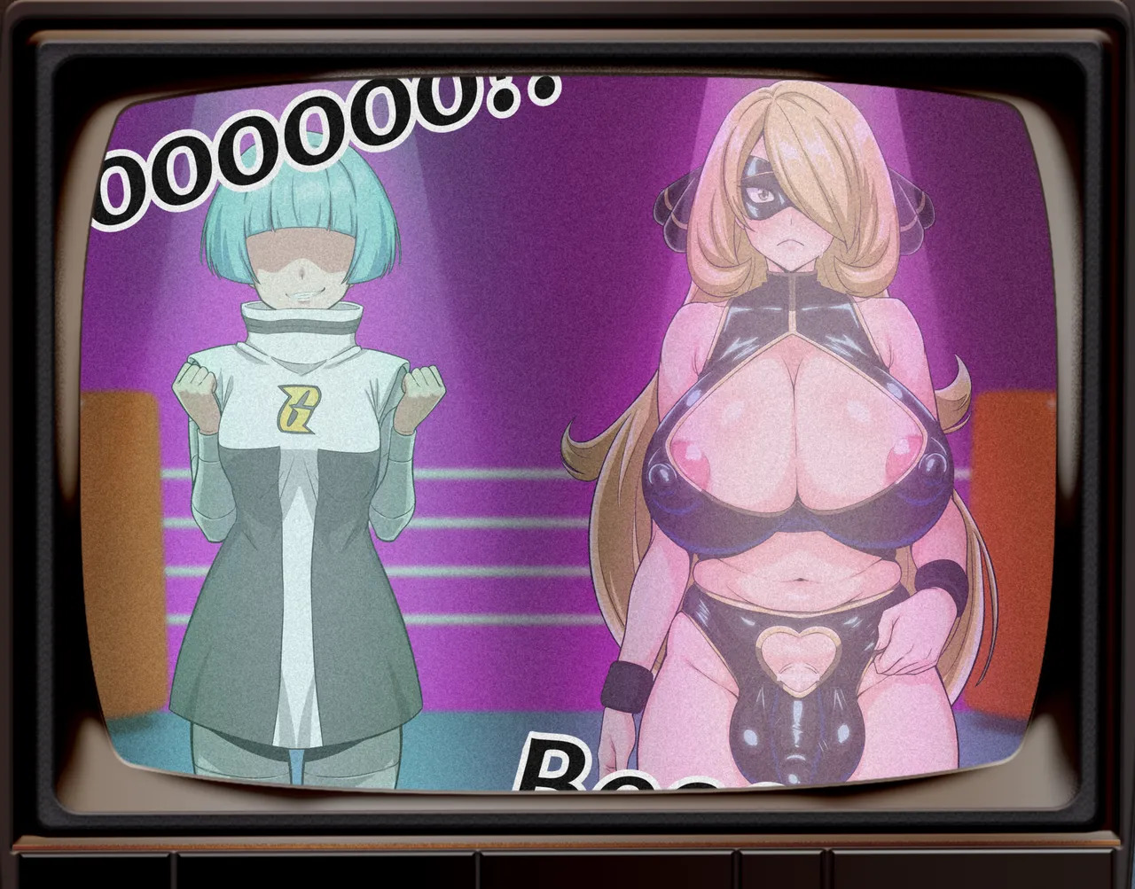 [FuTough45] Futanari Cynthia's Hardcore Pro Wrestling ~Part 1~ - Page 29