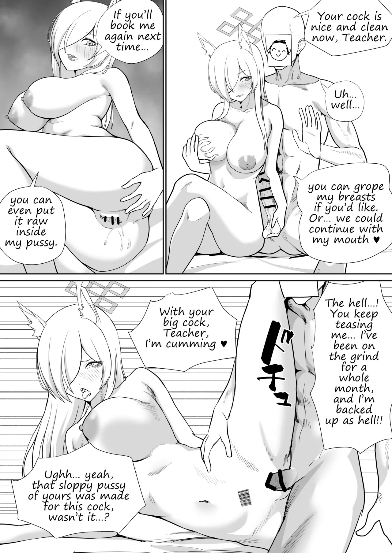 [Maiju (Sasaki Musashi)] Ogata Kanna Fuuzokujou ni Naru | Kanna Ogata becomes a prostitute (Blue Archive) [English] [Digital] - Page 18