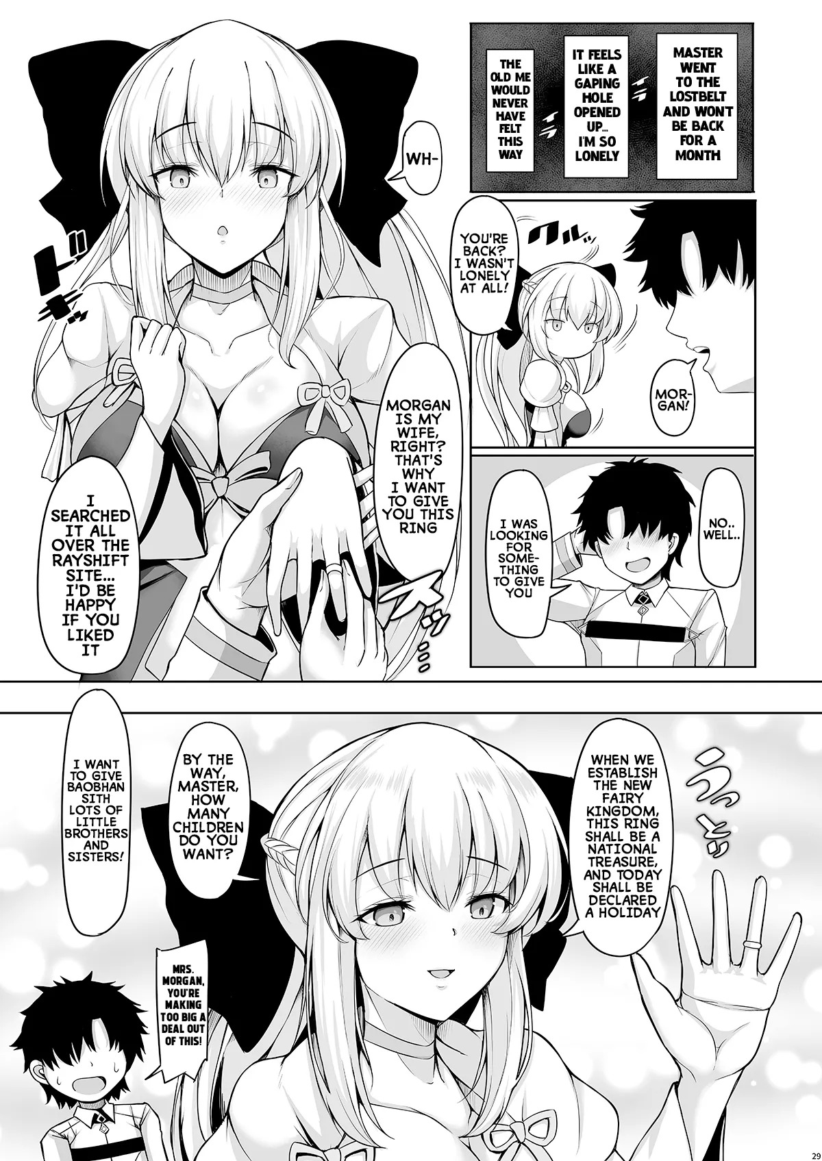 [Rocket Chousashitsu (Koza)] Joou Heika wa Boku no Oku-san | The Queen is my Wife (Fate/Grand Order) [English] [Digital] - Page 28