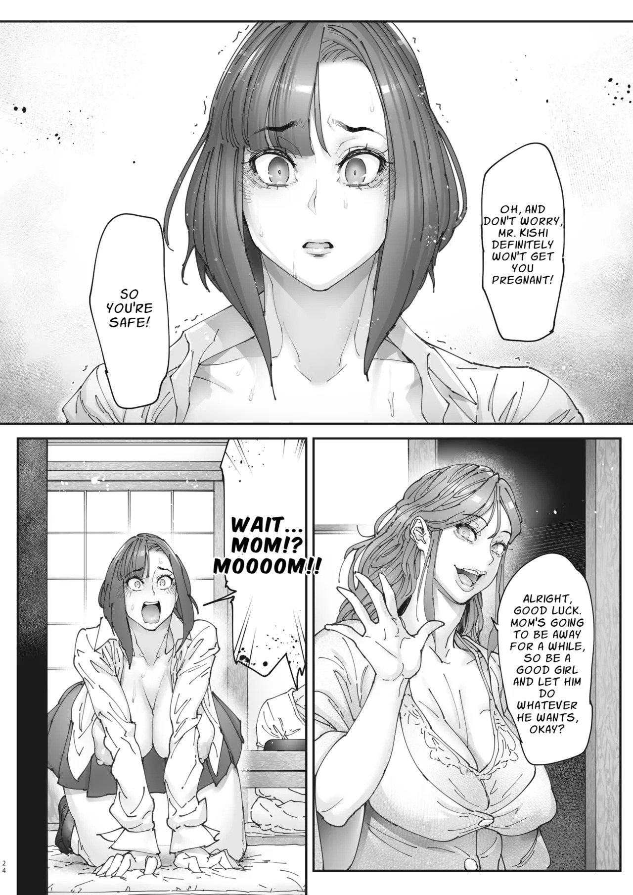 [Kocho Kocho Koukou (Bonten)] Zoku - Kaigo Beit de Roujin no Gouin na Yokkyuu to Okane no Mae ni Chitai o Sarasu JK | The High School Girl Who Exposes Her Shame in the Face of a Senior’s Forceful Desires and Money at Her Care‑Work Part‑Time Job [English] [LKK•Scans] [Digital] - Page 23