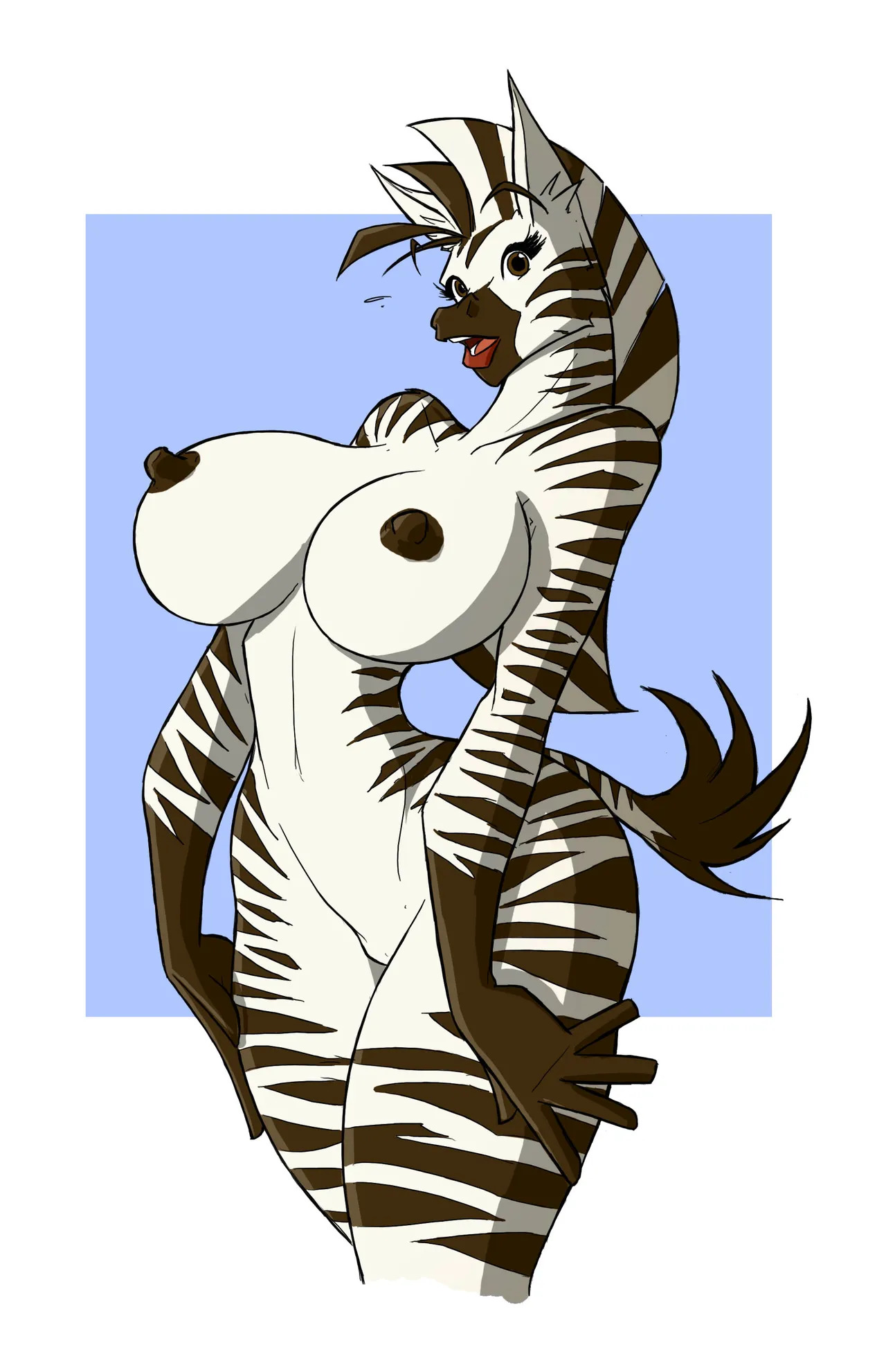 Zebra Zoo-Girl Sequence - Page 11