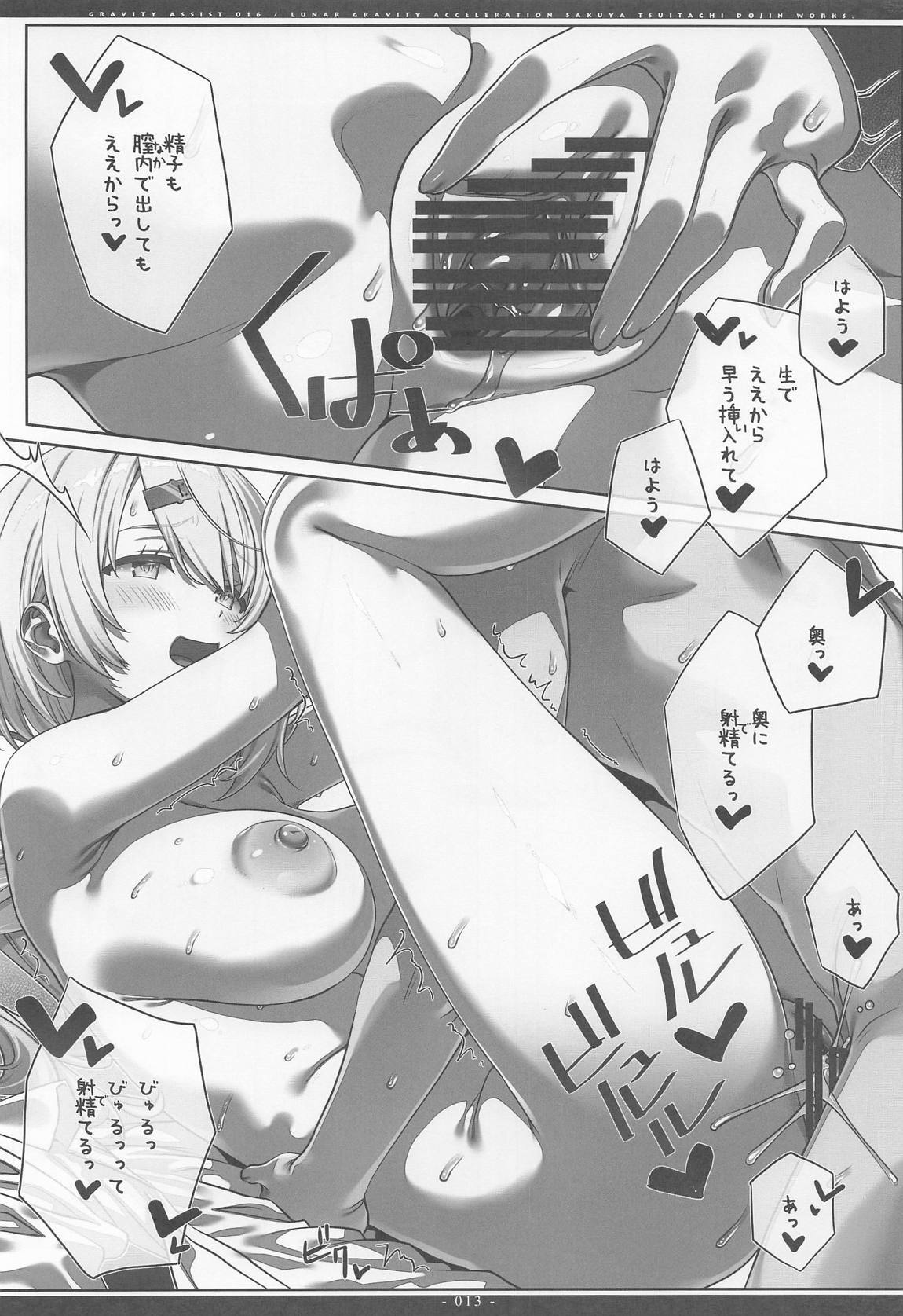 (C107) [Lunar gravity acceleration (Sakuya Tsuitachi)] Gravity assist 016 (Nijisanji) - Page 12