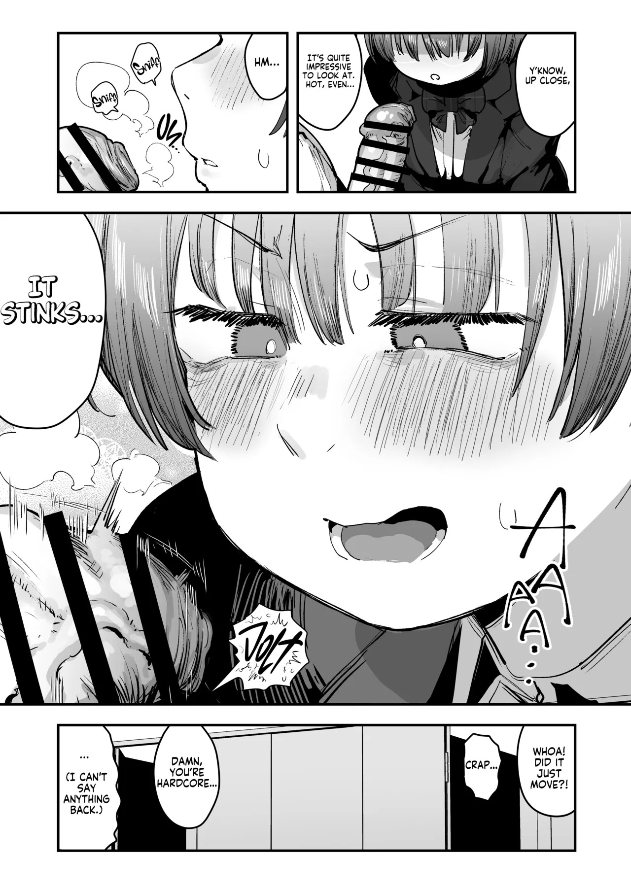 [Anon 2-okunen] Ittai Dou Natte Shimau no ka!? (Chinkasu shuu Okazu ni Onanie Saremasu) | What the hell will happen?! (She's gonna finger herself while sniffing my smegma stench!) [English] [KM_42] [Ongoing] - Page 106